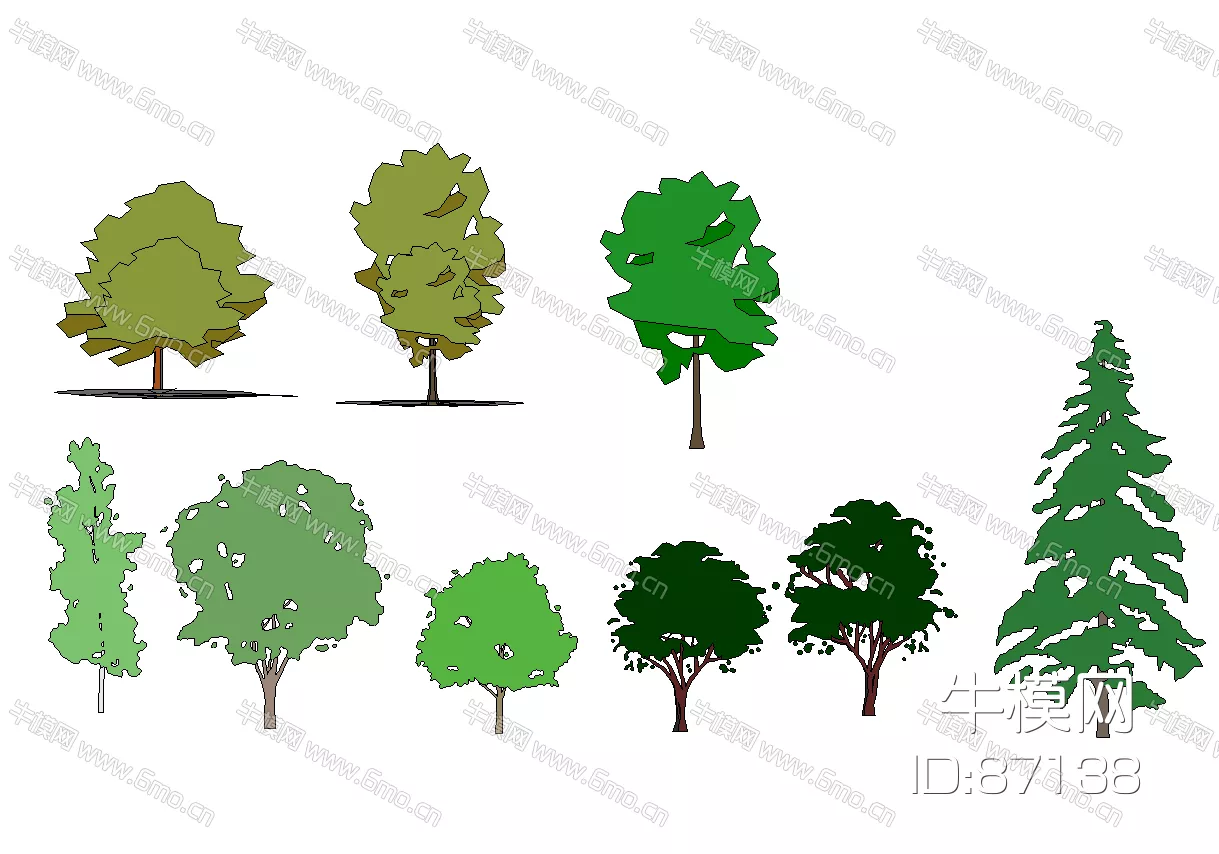 ABSTRACT TREE - SKETCHUP 3D MODEL - ENSCAPE - 87138