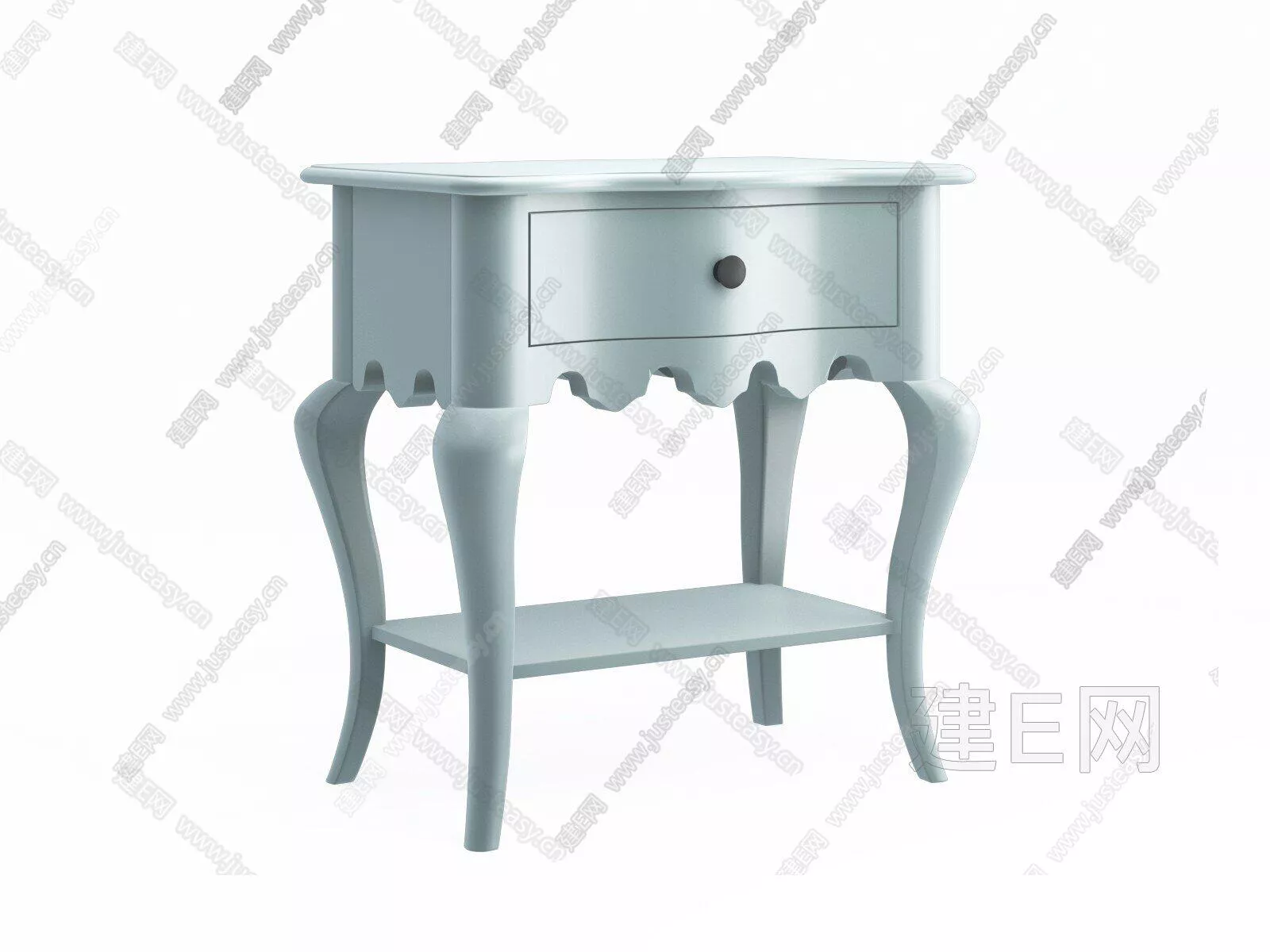 AMERICAN BEDSIDE TABLE - SKETCHUP 3D MODEL - ENSCAPE - 104941679