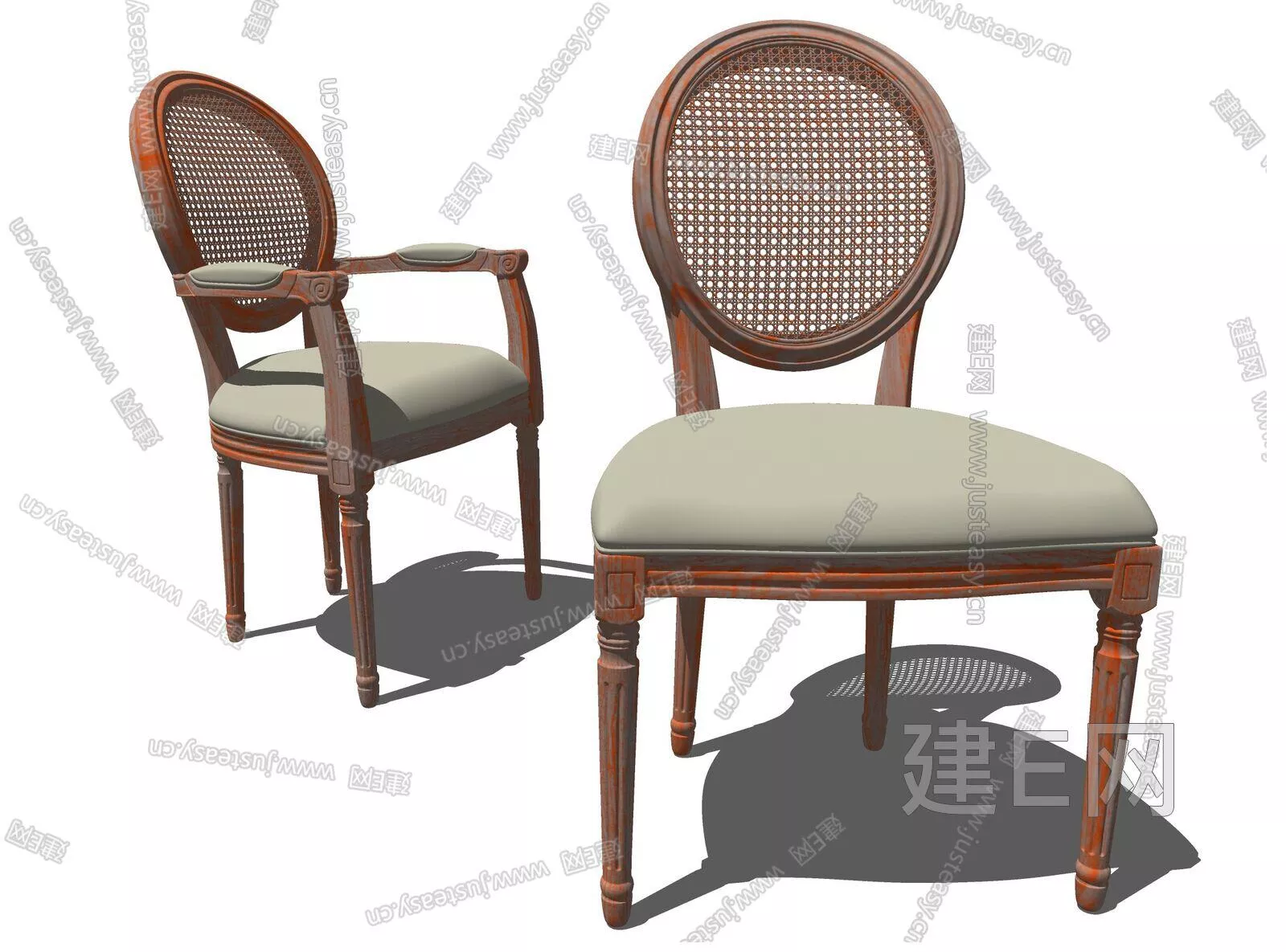 AMERICAN CHAIRS - SKETCHUP 3D MODEL - ENSCAPE - 111428963