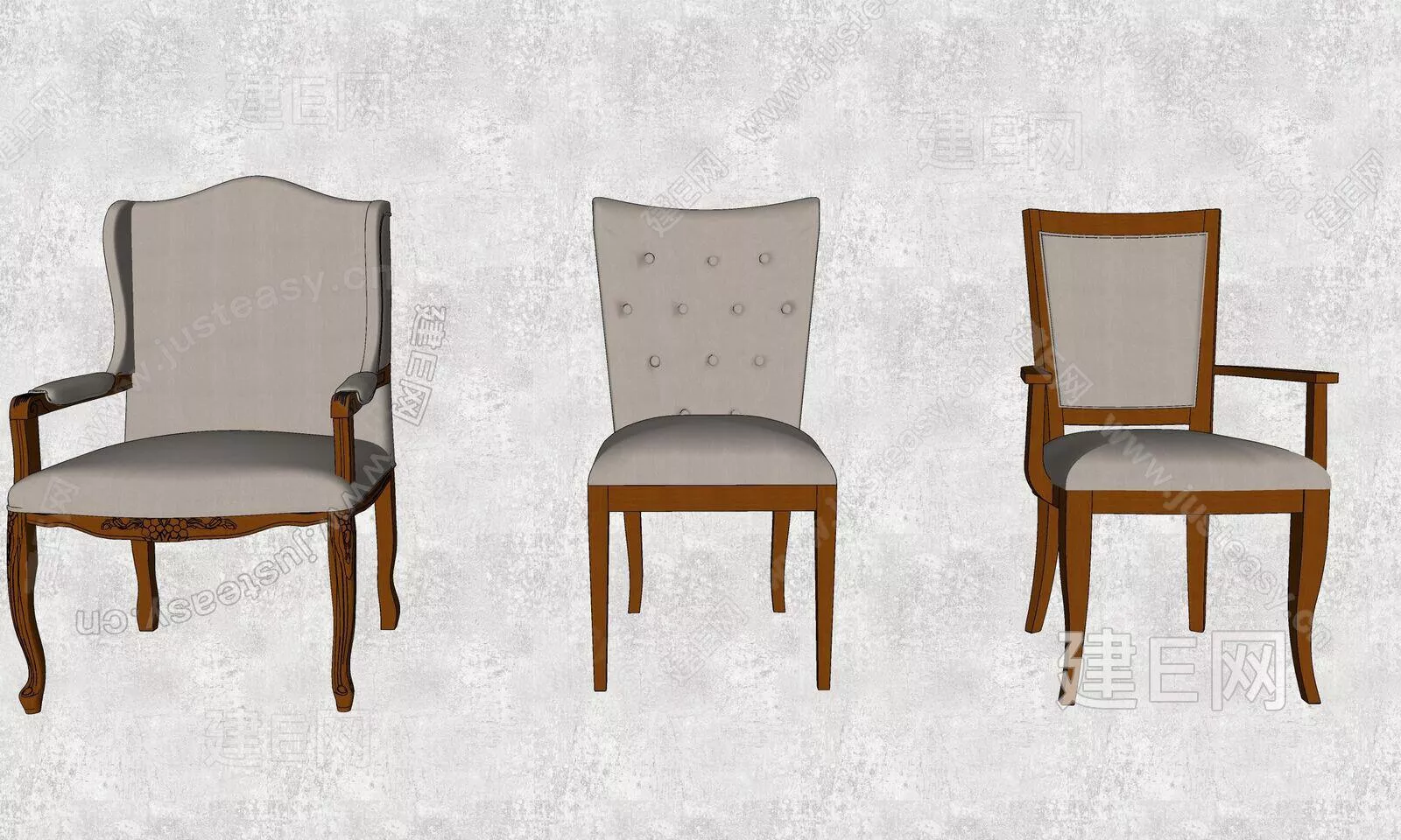 AMERICAN CHAIRS - SKETCHUP 3D MODEL - ENSCAPE - 112345577