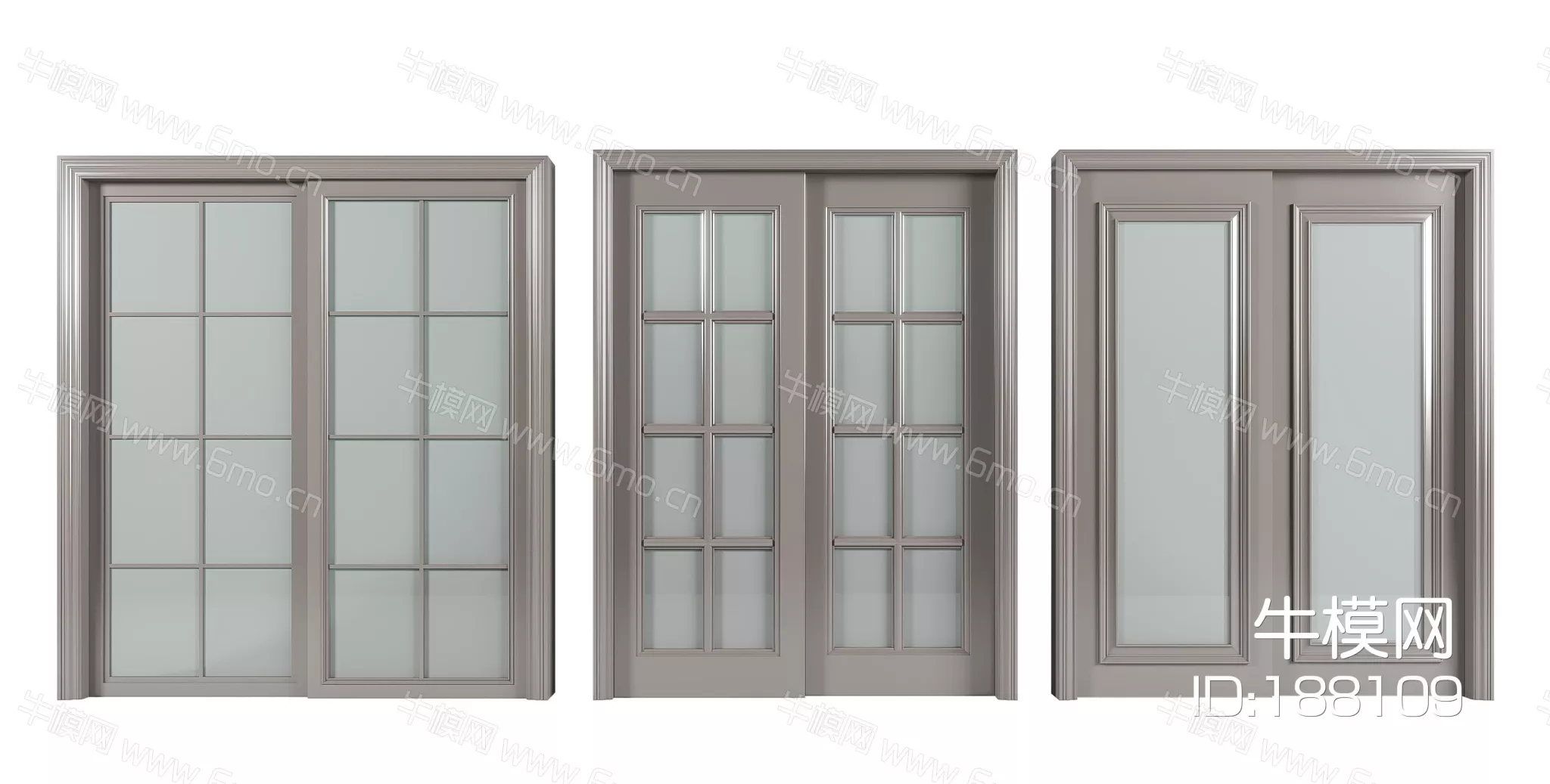 AMERICAN DOOR AND WINDOWS - SKETCHUP 3D MODEL - ENSCAPE - 188109