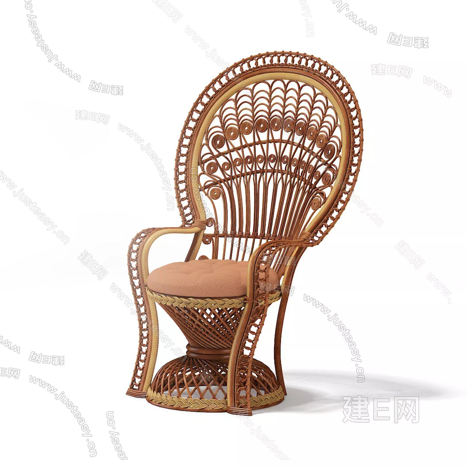 AMERICAN LOUNGLE CHAIR - SKETCHUP 3D MODEL - ENSCAPE - 110710172