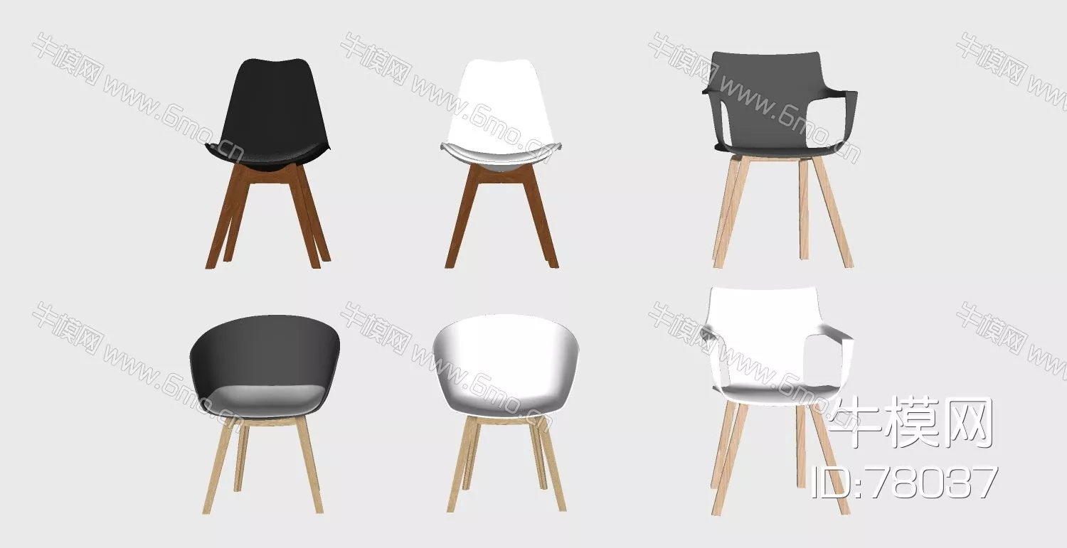 AMERICAN LOUNGLE CHAIR - SKETCHUP 3D MODEL - ENSCAPE - 78037