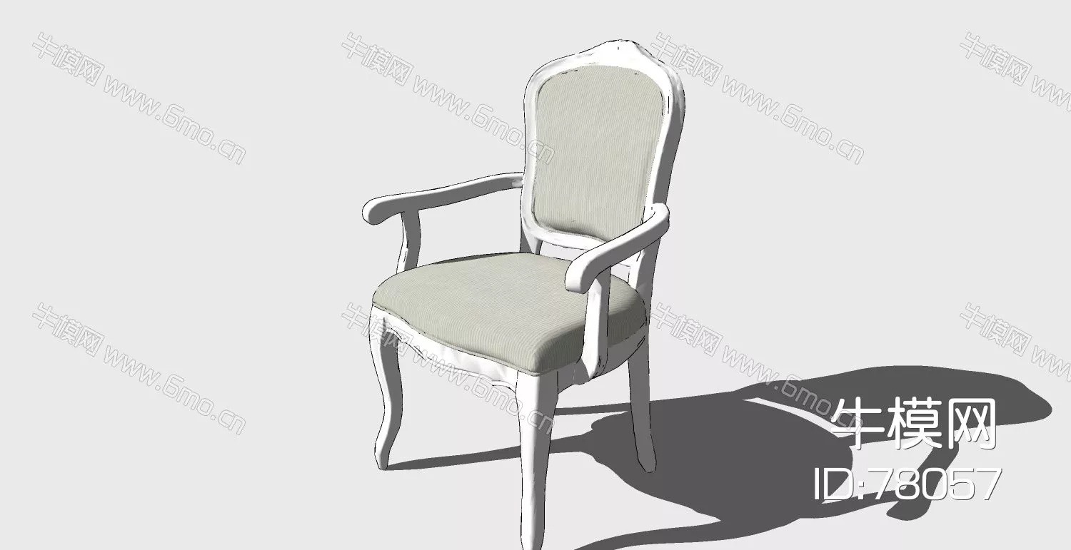 AMERICAN LOUNGLE CHAIR - SKETCHUP 3D MODEL - ENSCAPE - 78057