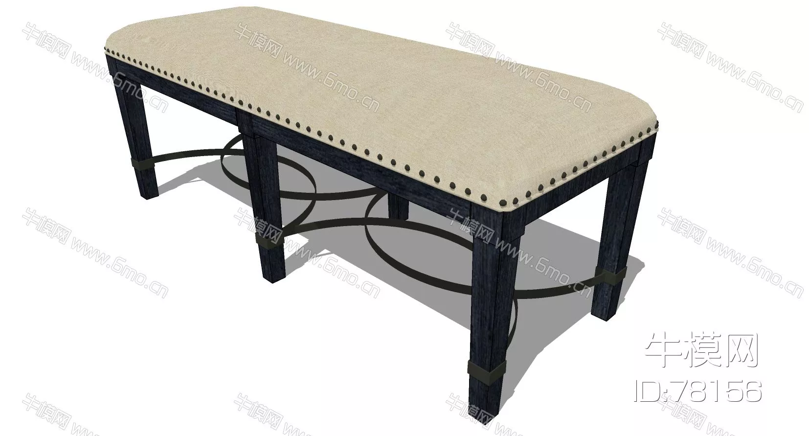 AMERICAN STOOL - SKETCHUP 3D MODEL - ENSCAPE - 78156