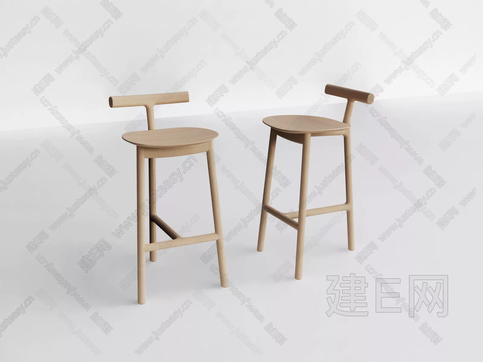 CHINESE BAR CHAIR - SKETCHUP 3D MODEL - ENSCAPE - 103826809