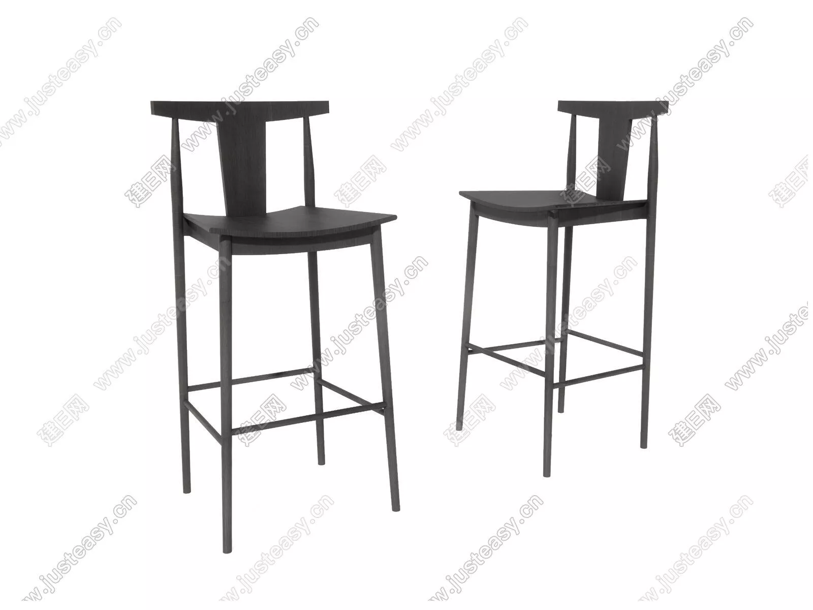 CHINESE BAR CHAIR - SKETCHUP 3D MODEL - ENSCAPE - 114443687