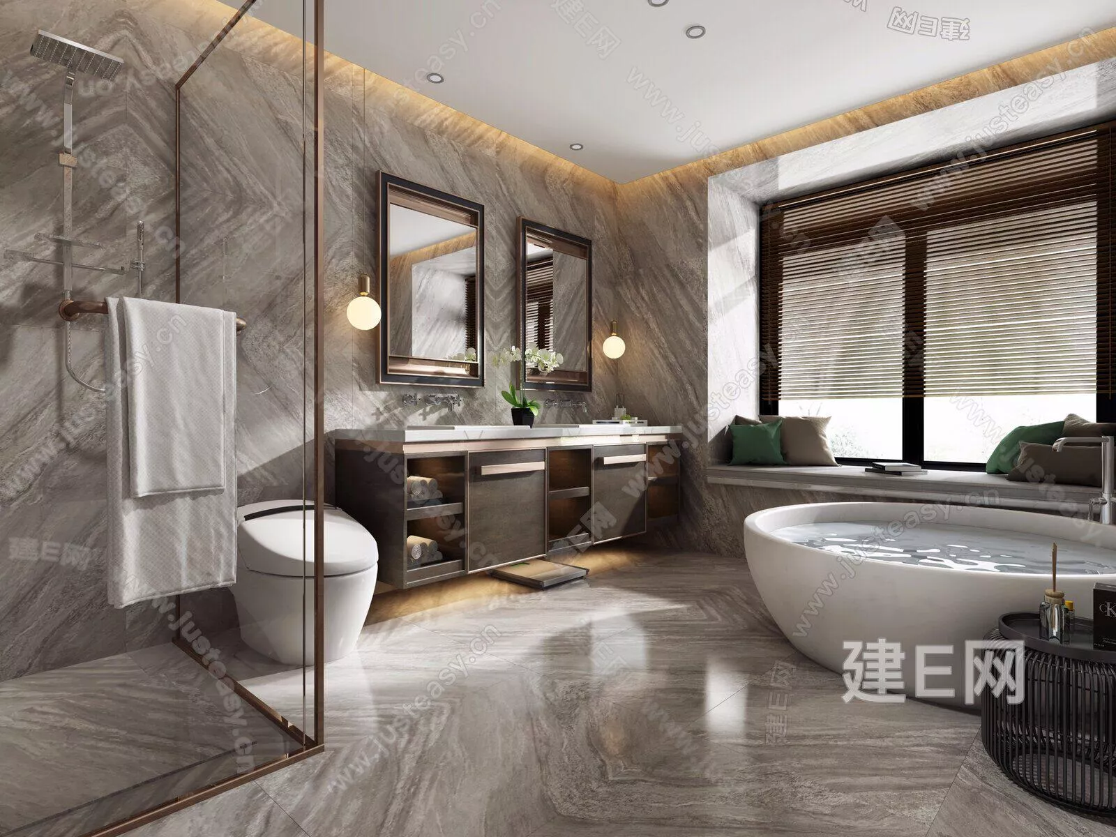 CHINESE BATHROOM - SKETCHUP 3D SCENE - ENSCAPE - 112414121