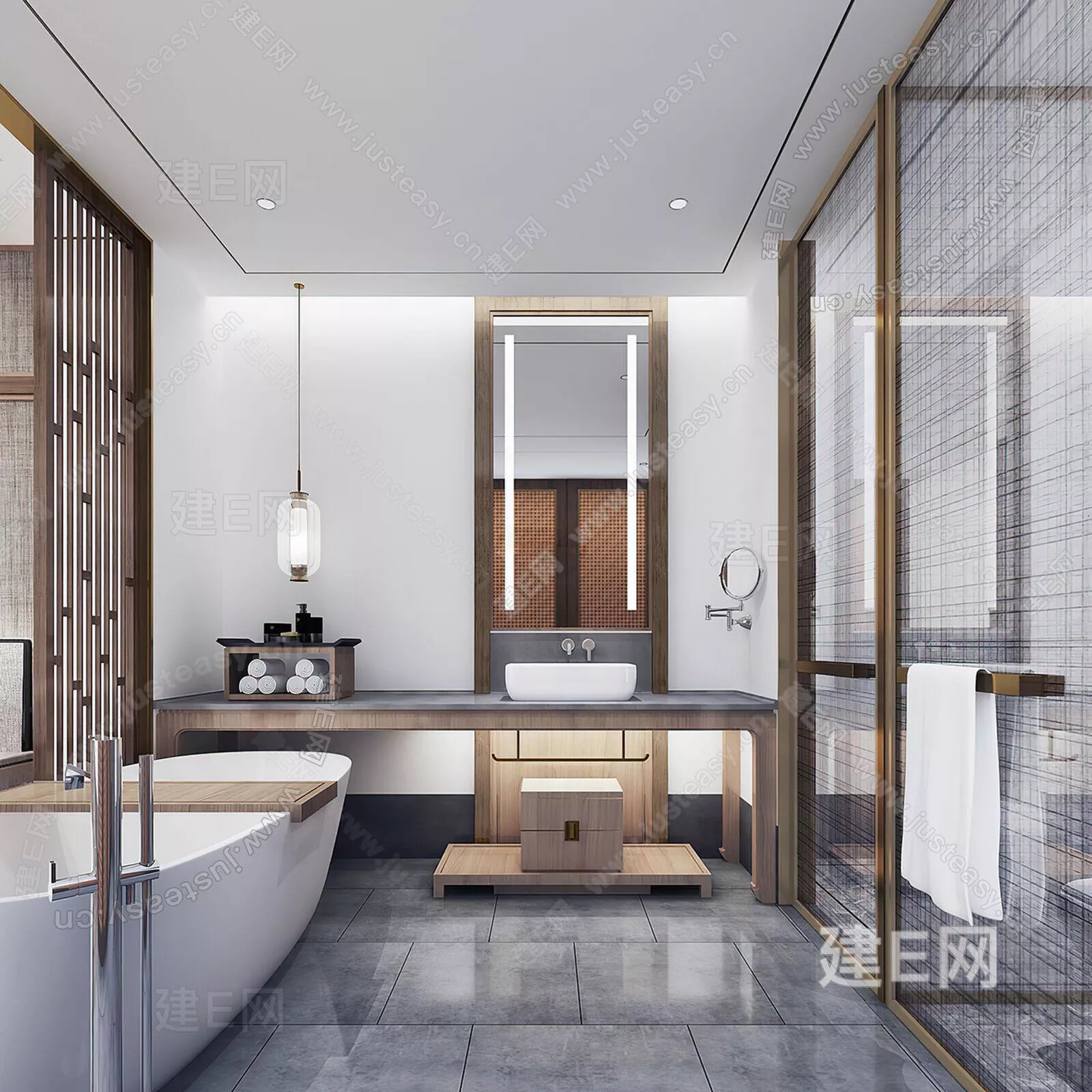 CHINESE BATHROOM - SKETCHUP 3D SCENE - ENSCAPE - 116409783