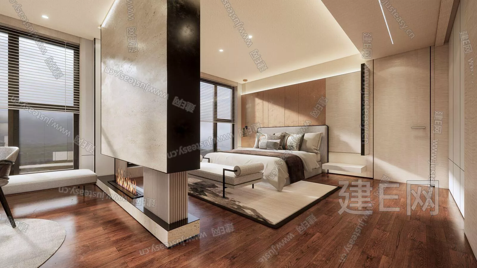 CHINESE BEDROOM - SKETCHUP 3D SCENE - ENSCAPE - 104482124