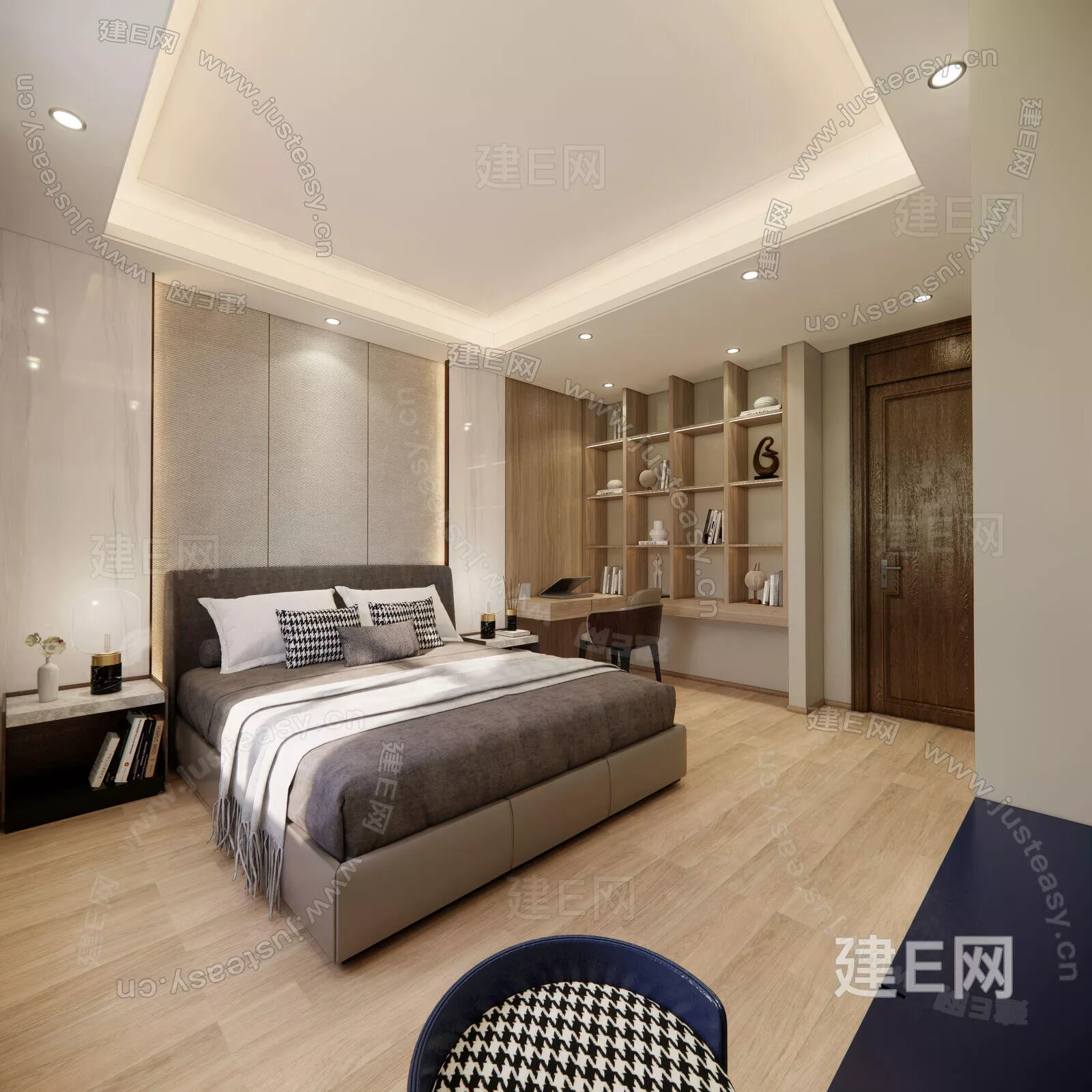 CHINESE BEDROOM - SKETCHUP 3D SCENE - ENSCAPE - 107037893