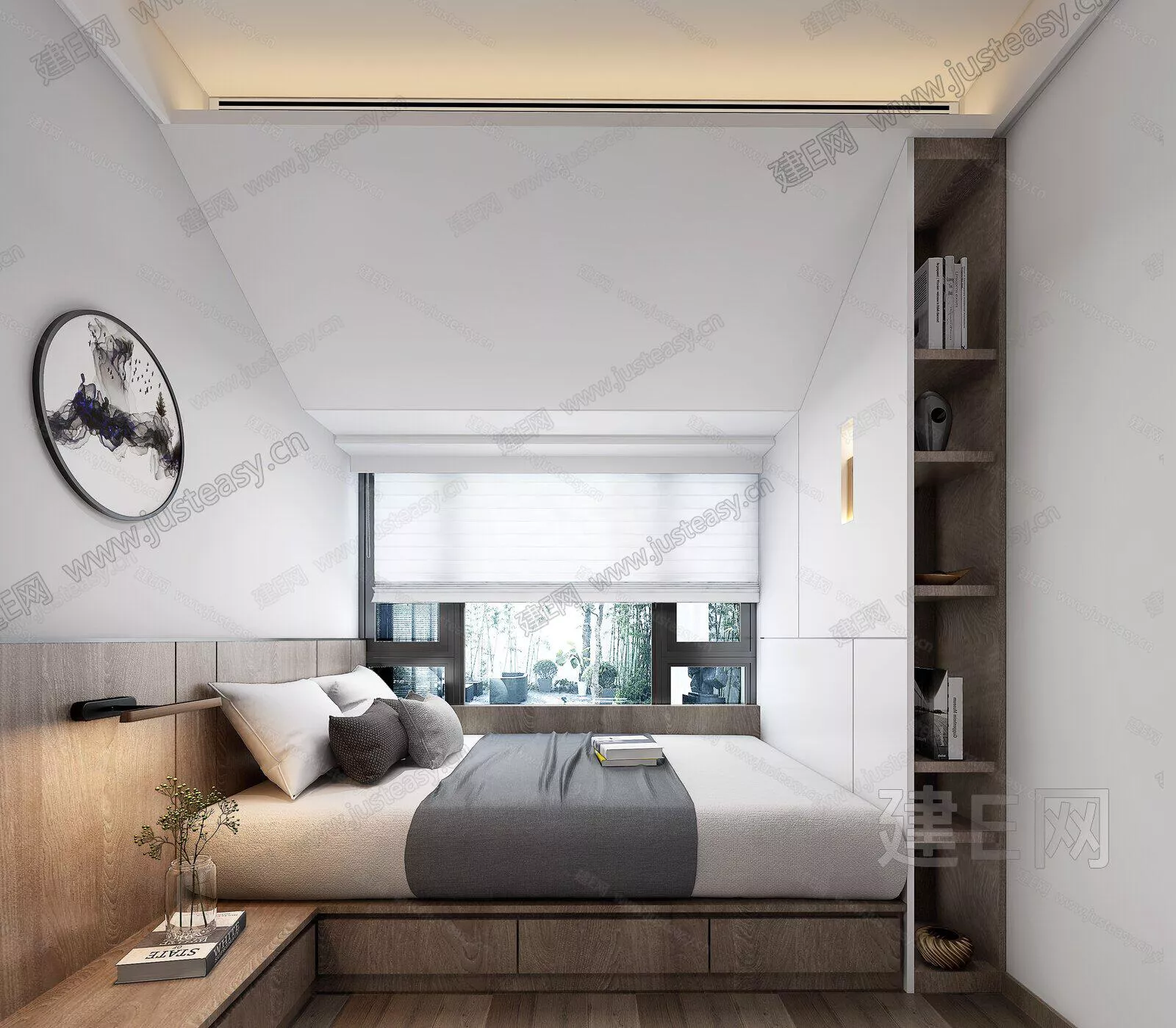 CHINESE BEDROOM - SKETCHUP 3D SCENE - ENSCAPE - 111889707