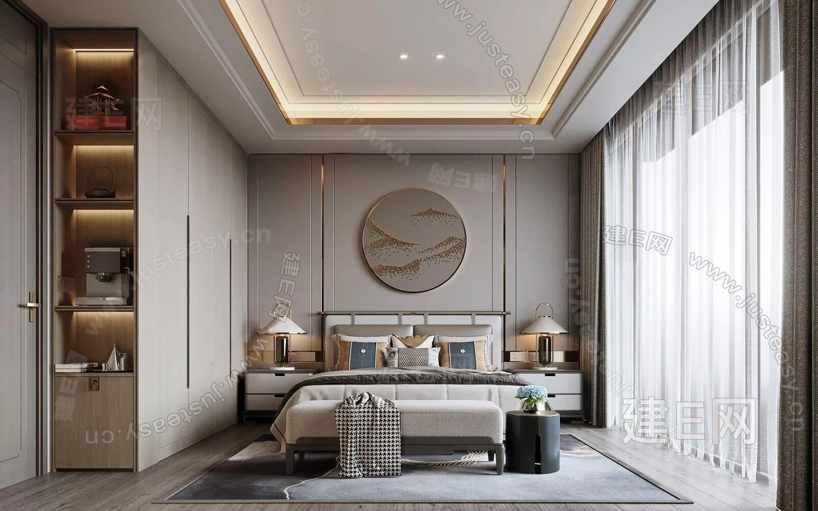 CHINESE BEDROOM - SKETCHUP 3D SCENE - VRAY - 111953175