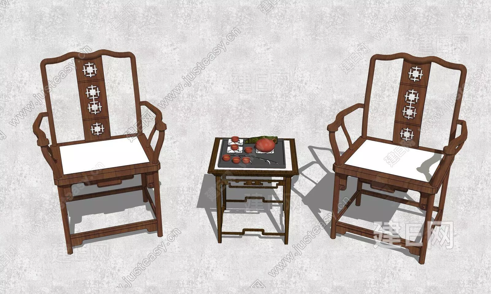 CHINESE CHAIRS - SKETCHUP 3D MODEL - ENSCAPE - 113000818