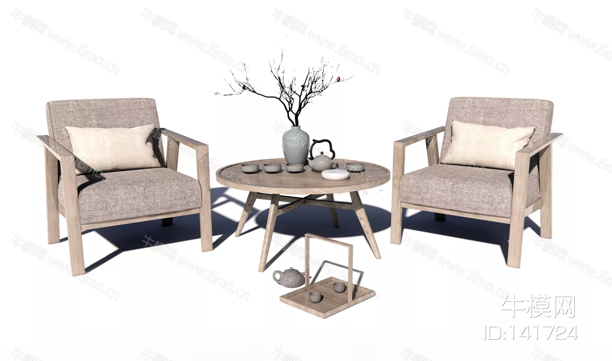 CHINESE CHAIRS - SKETCHUP 3D MODEL - ENSCAPE - 141724