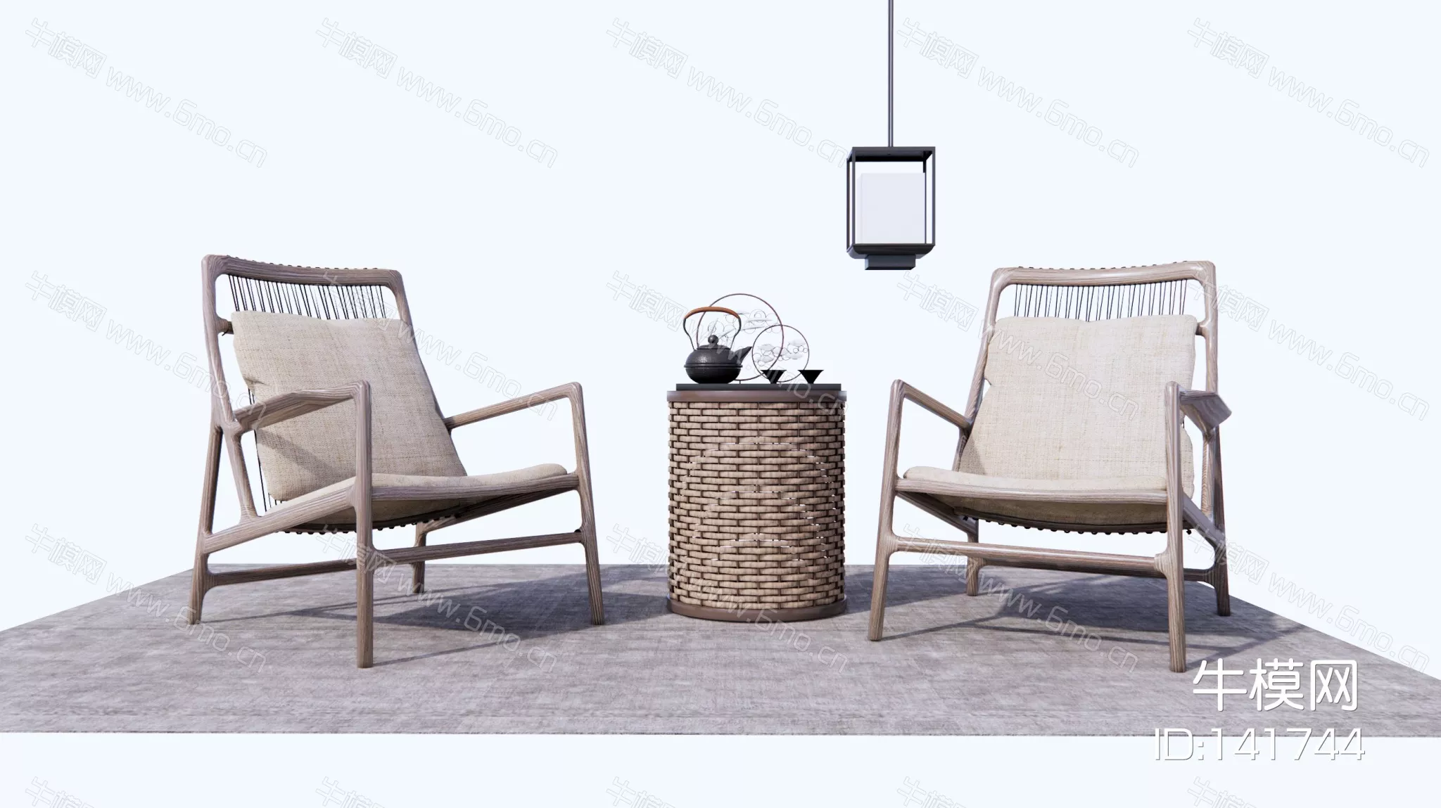 CHINESE CHAIRS - SKETCHUP 3D MODEL - ENSCAPE - 141744