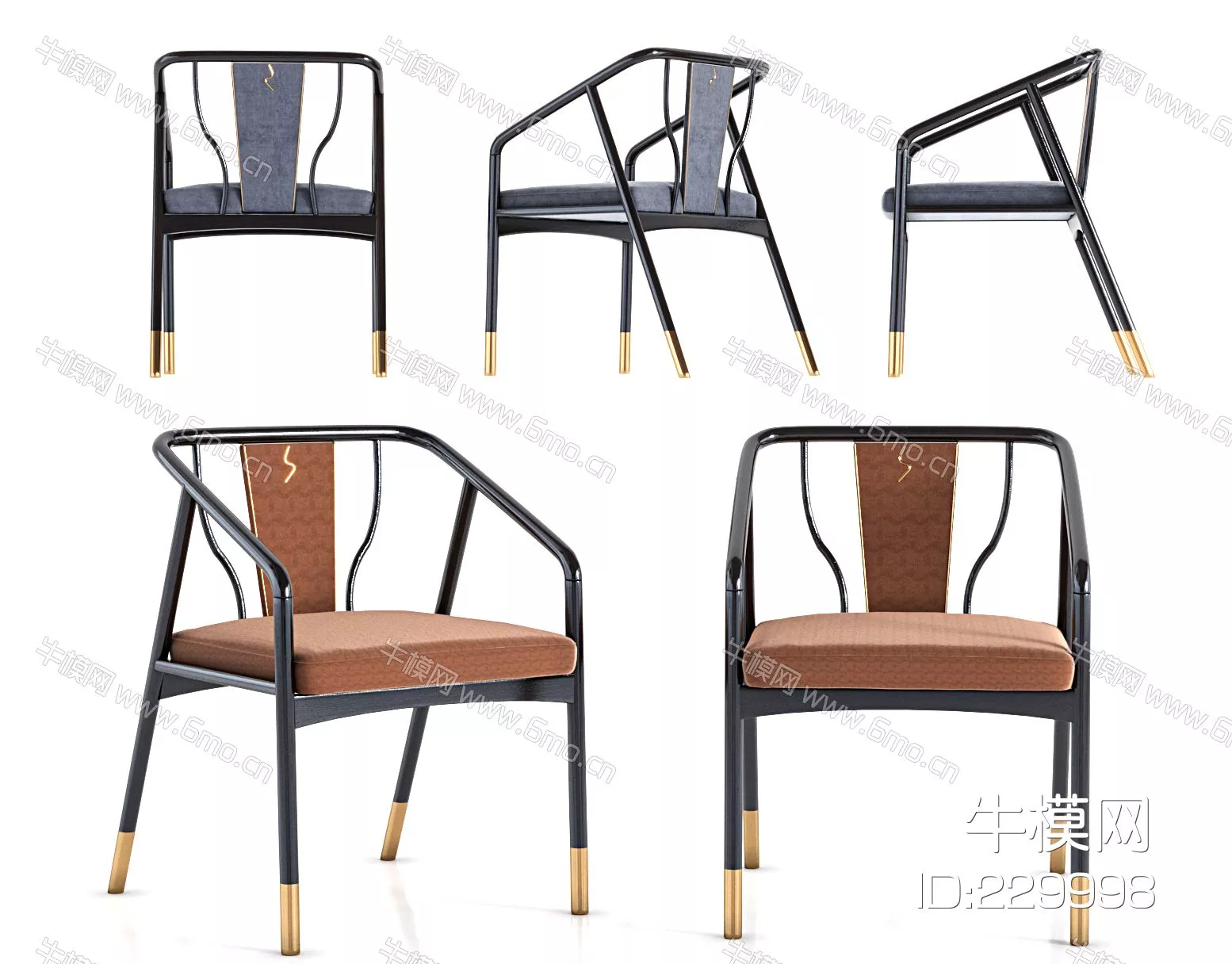 CHINESE CHAIRS - SKETCHUP 3D MODEL - VRAY - 229998