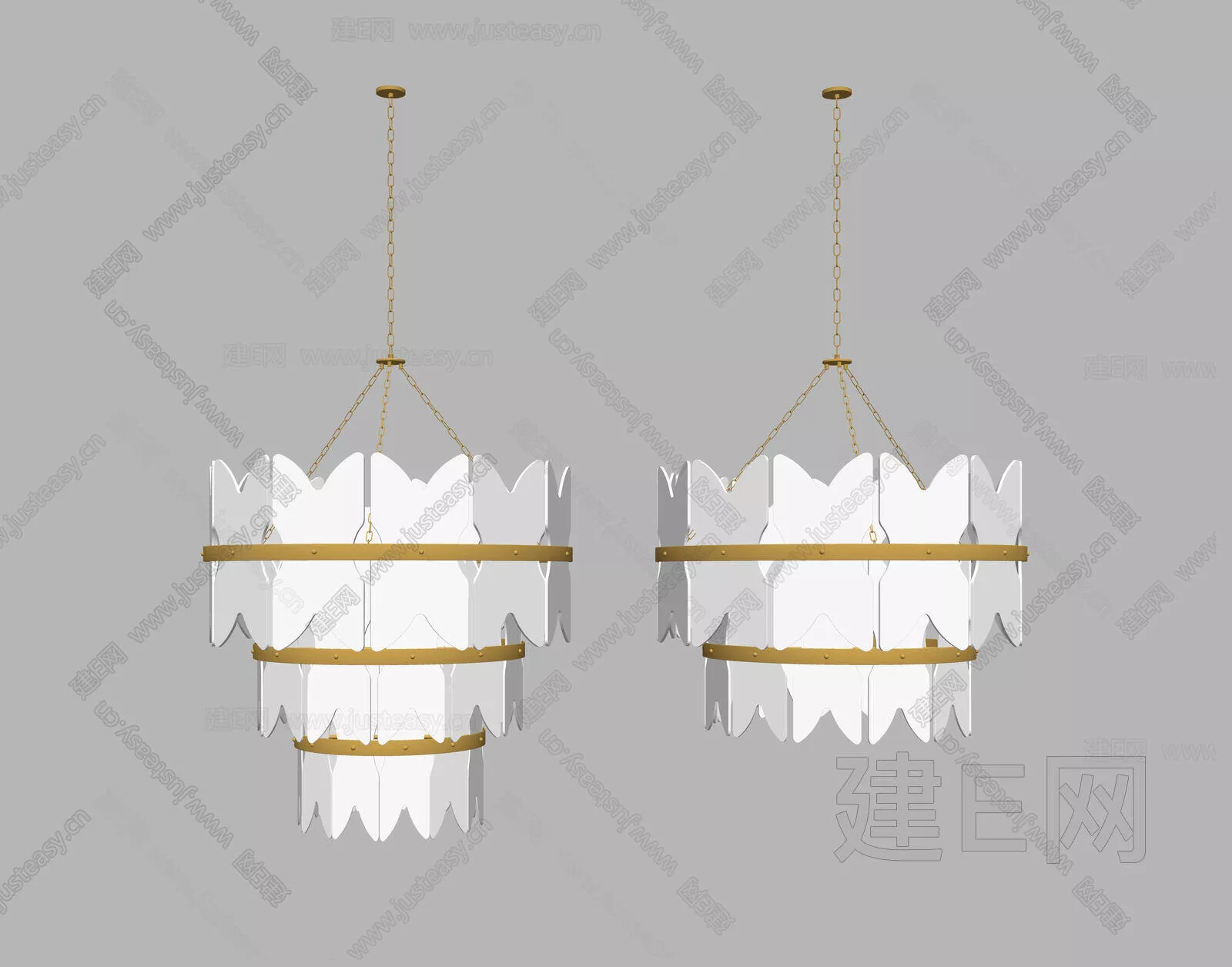 CHINESE CHANDELIER - SKETCHUP 3D MODEL - ENSCAPE - 111231433