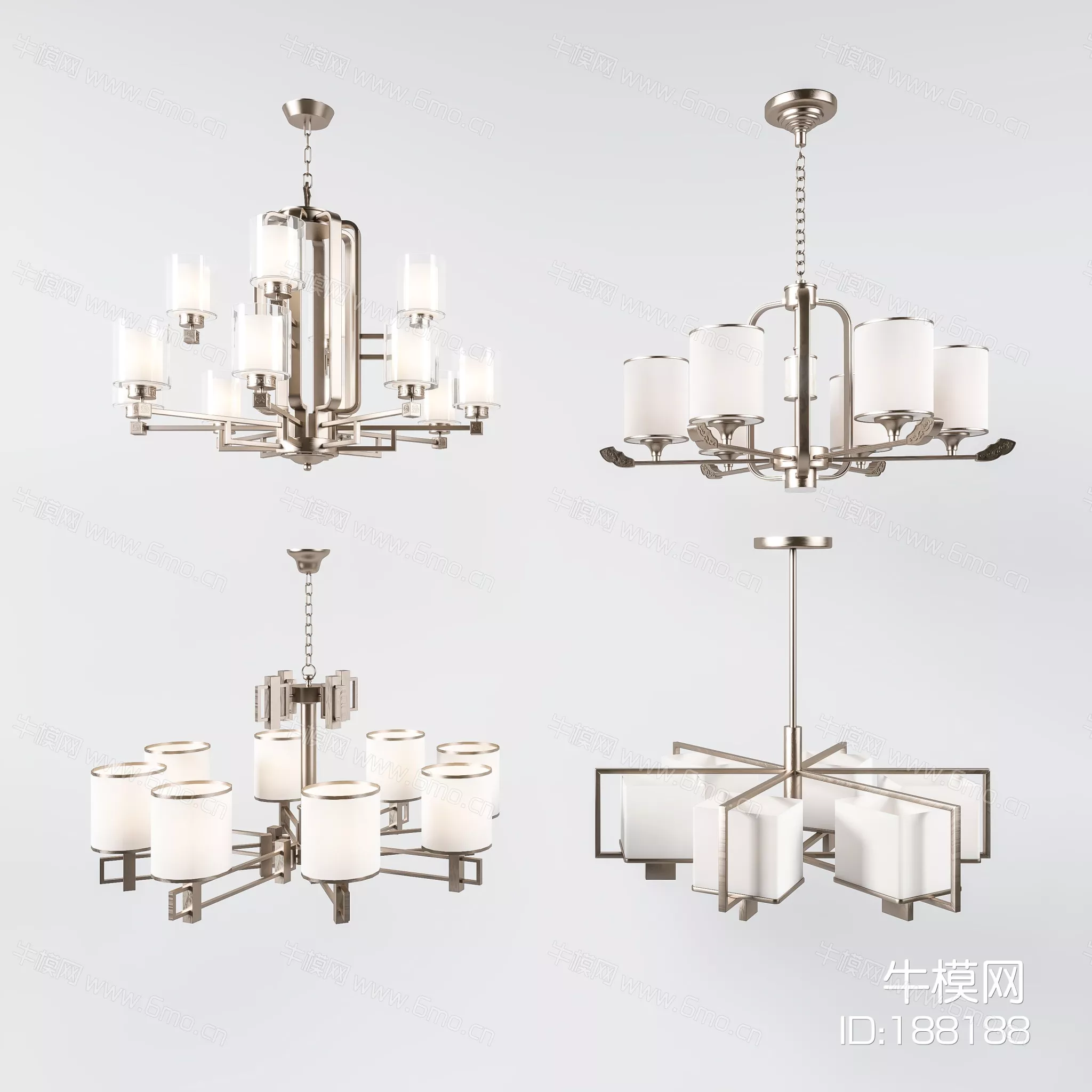 CHINESE CHANDELIER - SKETCHUP 3D MODEL - ENSCAPE - 188188