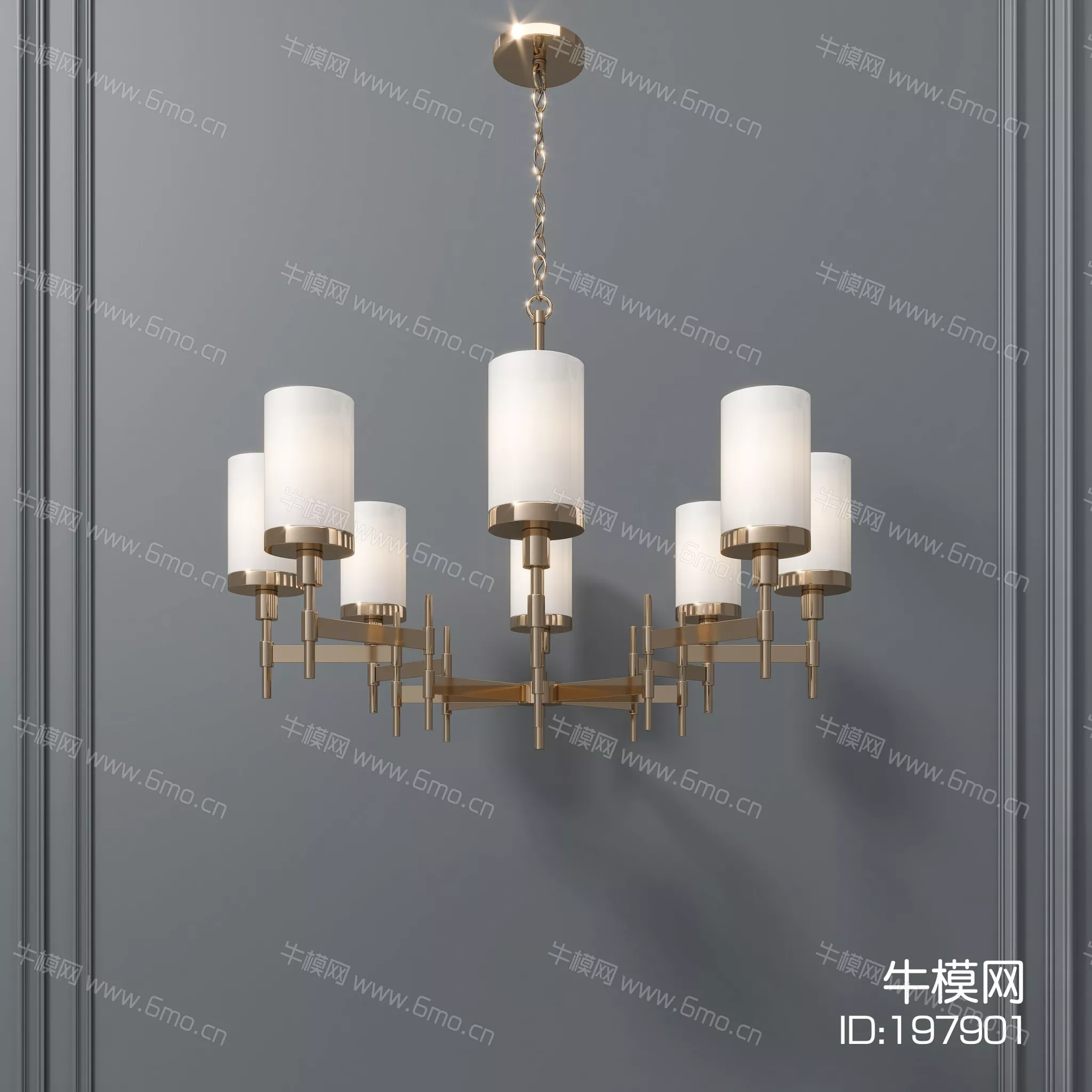 CHINESE CHANDELIER - SKETCHUP 3D MODEL - ENSCAPE - 197901