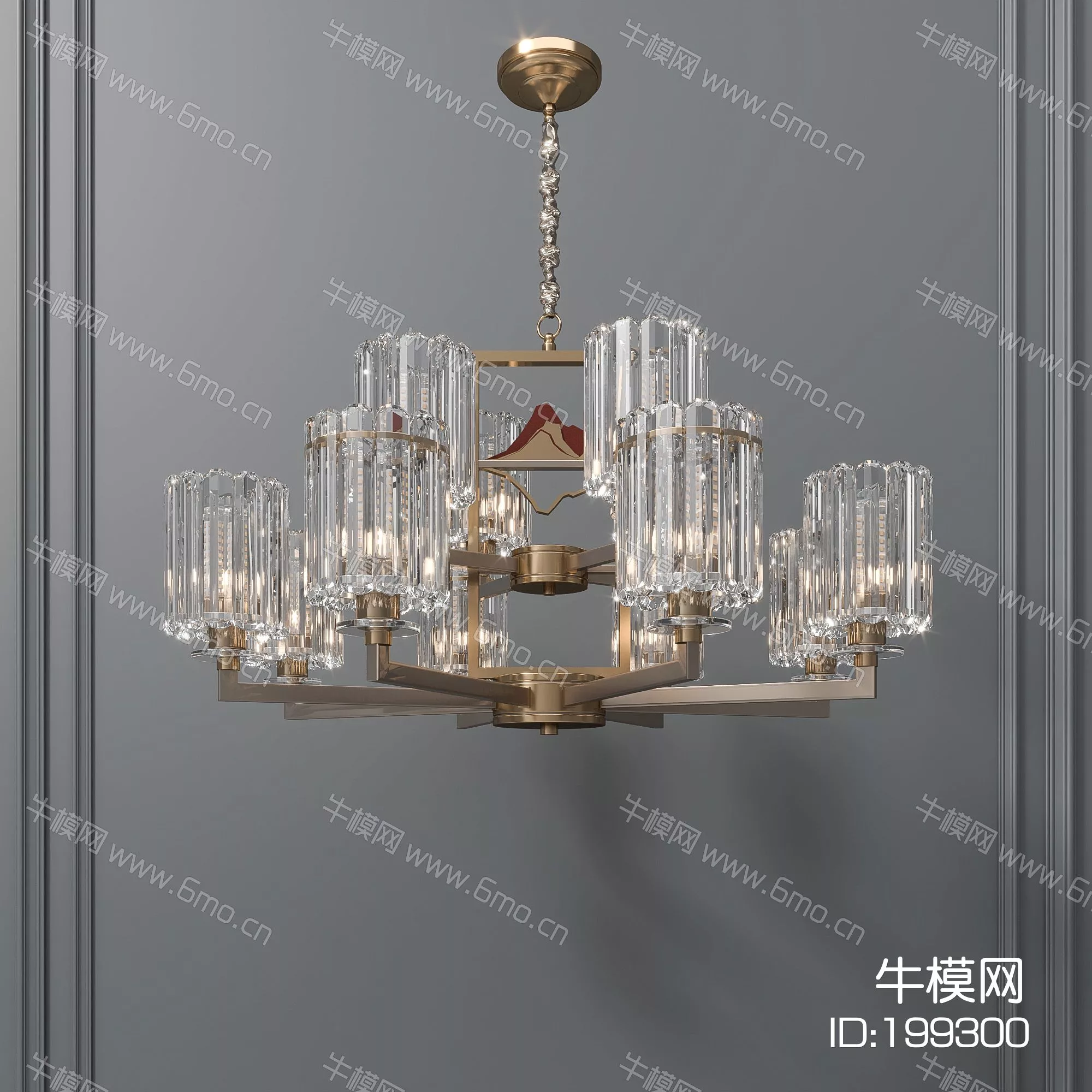 CHINESE CHANDELIER - SKETCHUP 3D MODEL - ENSCAPE - 199300