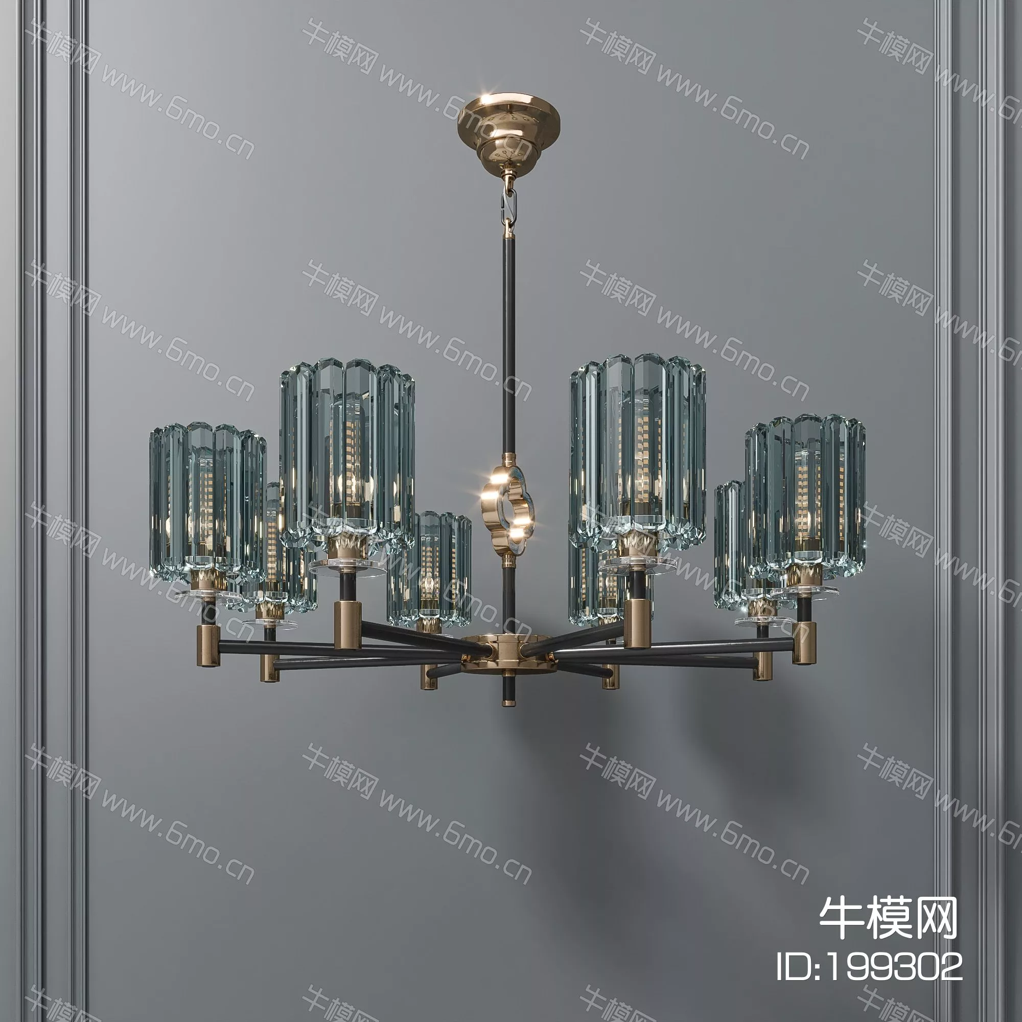 CHINESE CHANDELIER - SKETCHUP 3D MODEL - ENSCAPE - 199302