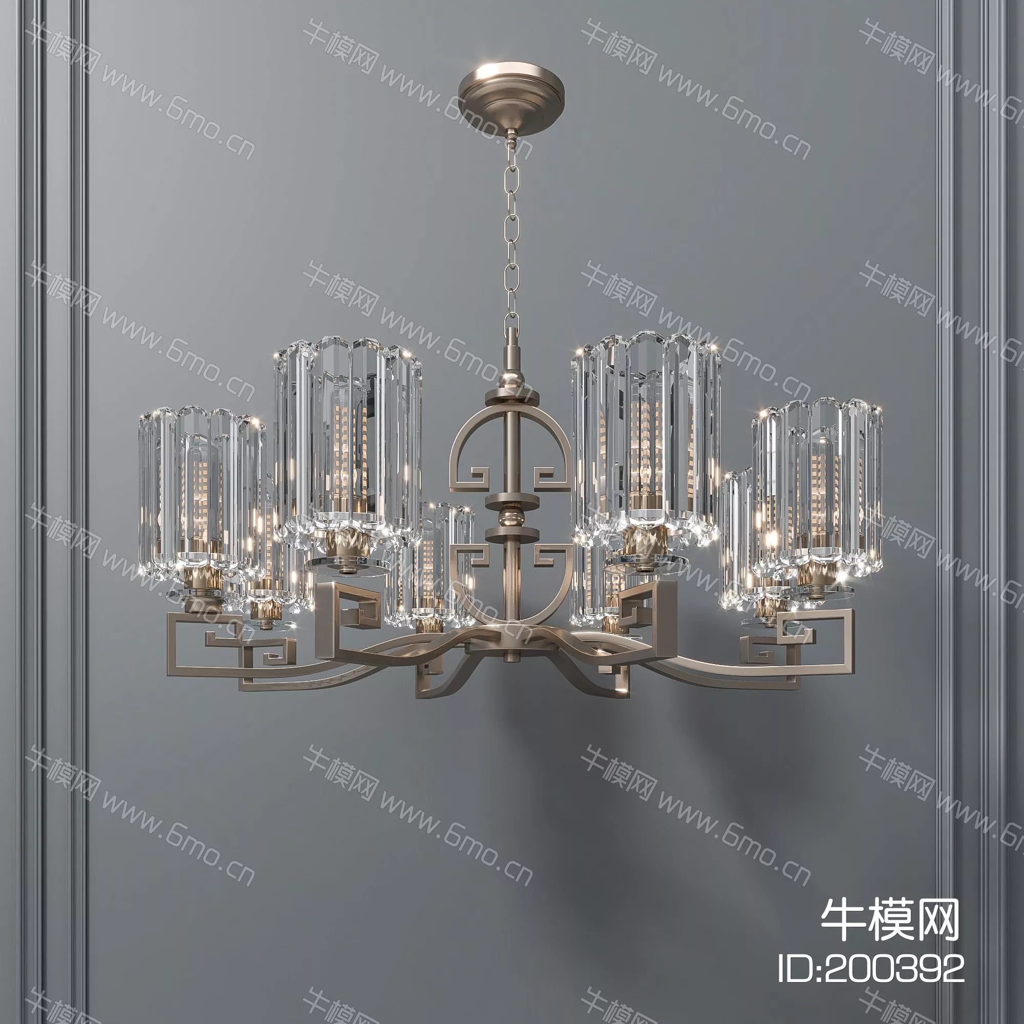 CHINESE CHANDELIER - SKETCHUP 3D MODEL - ENSCAPE - 200392