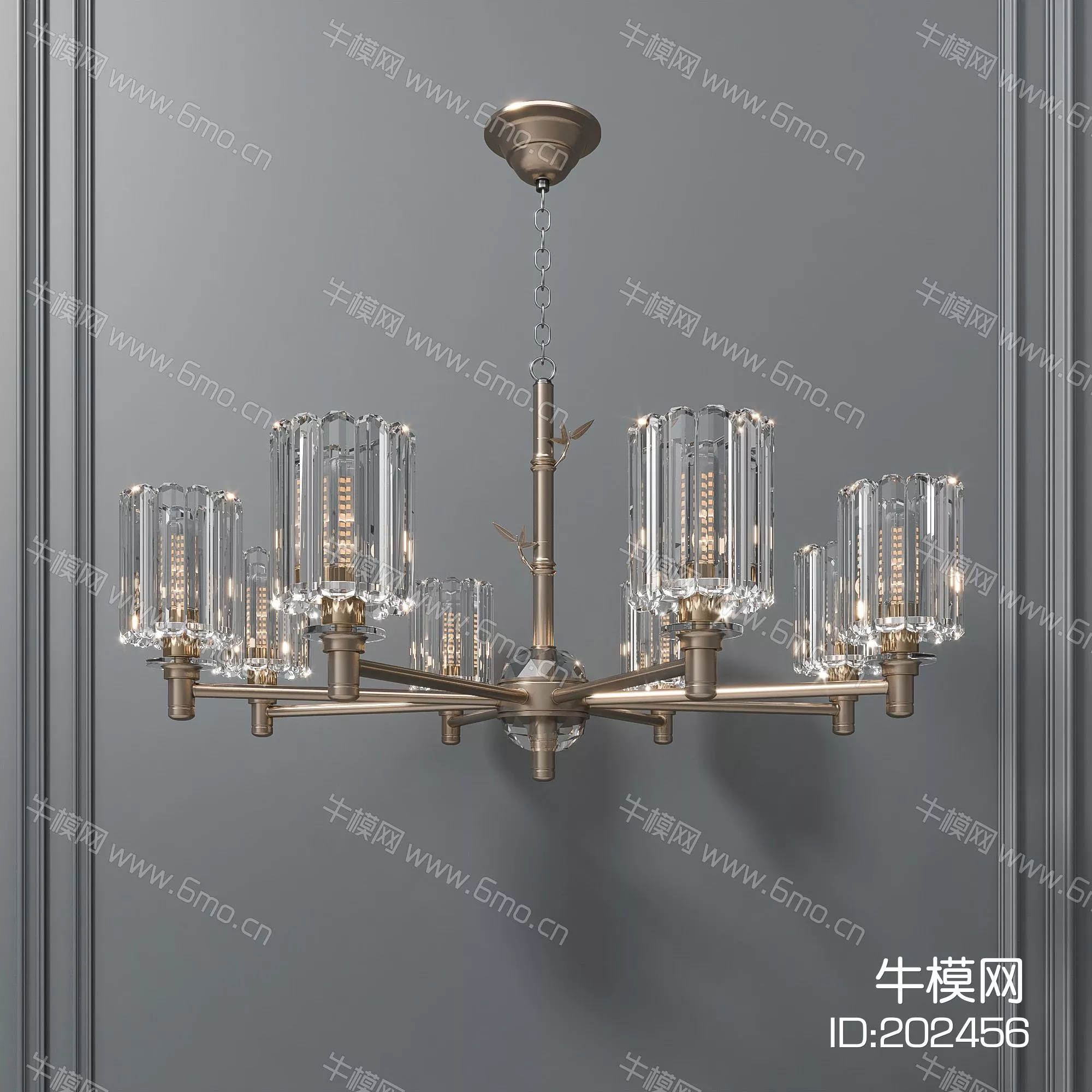 CHINESE CHANDELIER - SKETCHUP 3D MODEL - ENSCAPE - 202456