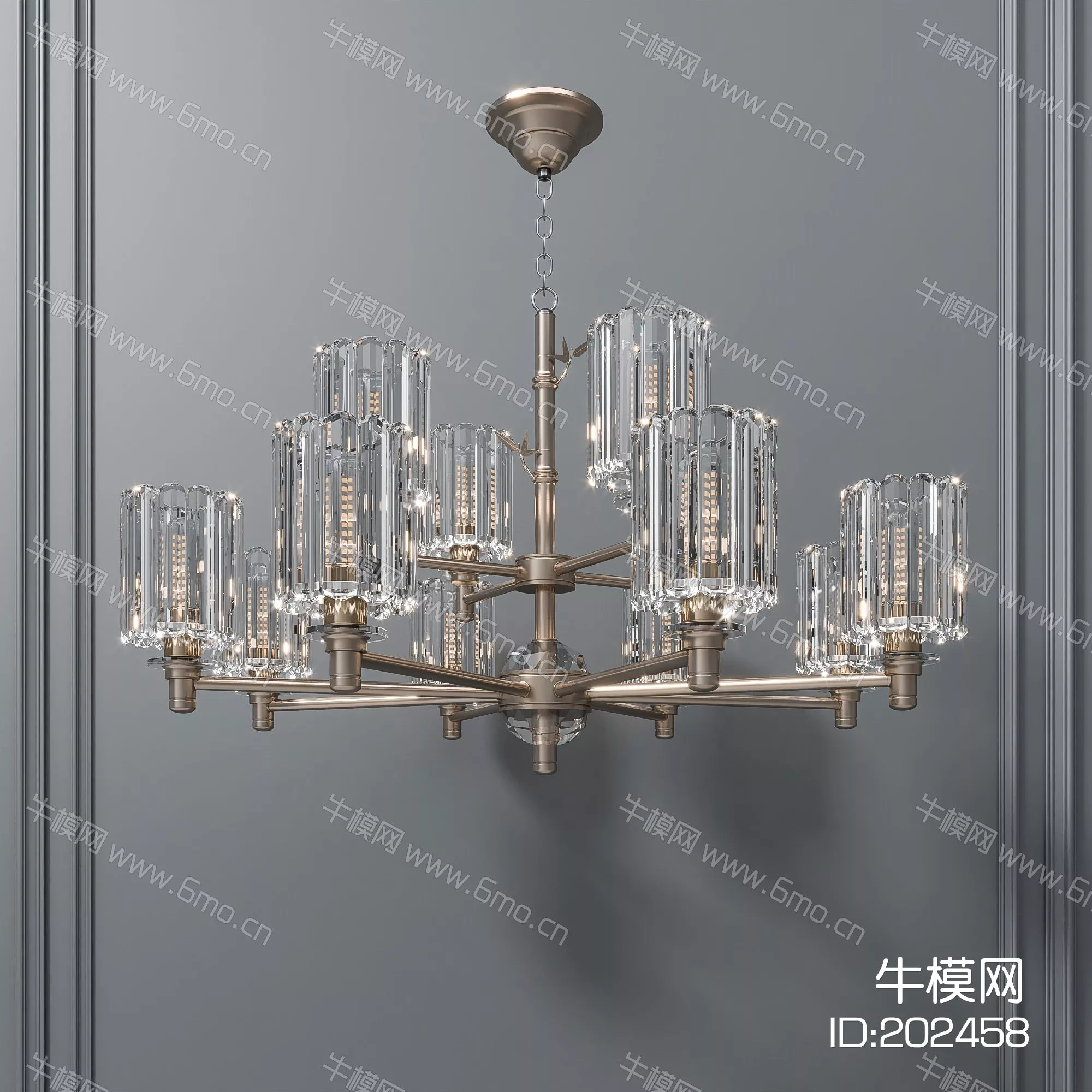 CHINESE CHANDELIER - SKETCHUP 3D MODEL - ENSCAPE - 202458