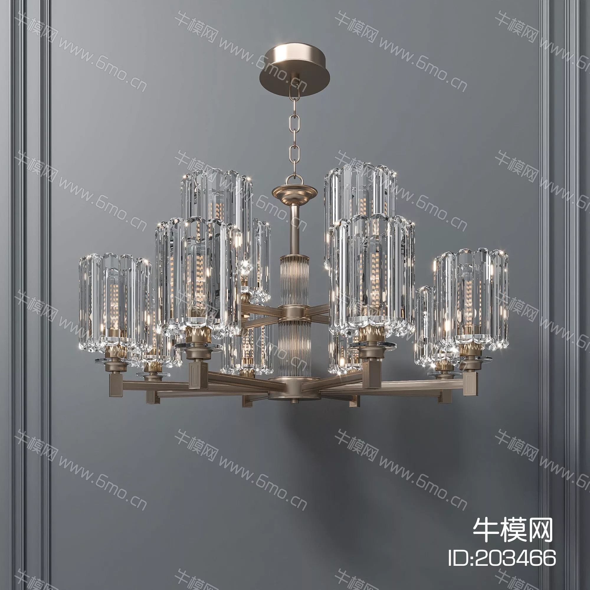 CHINESE CHANDELIER - SKETCHUP 3D MODEL - ENSCAPE - 203466