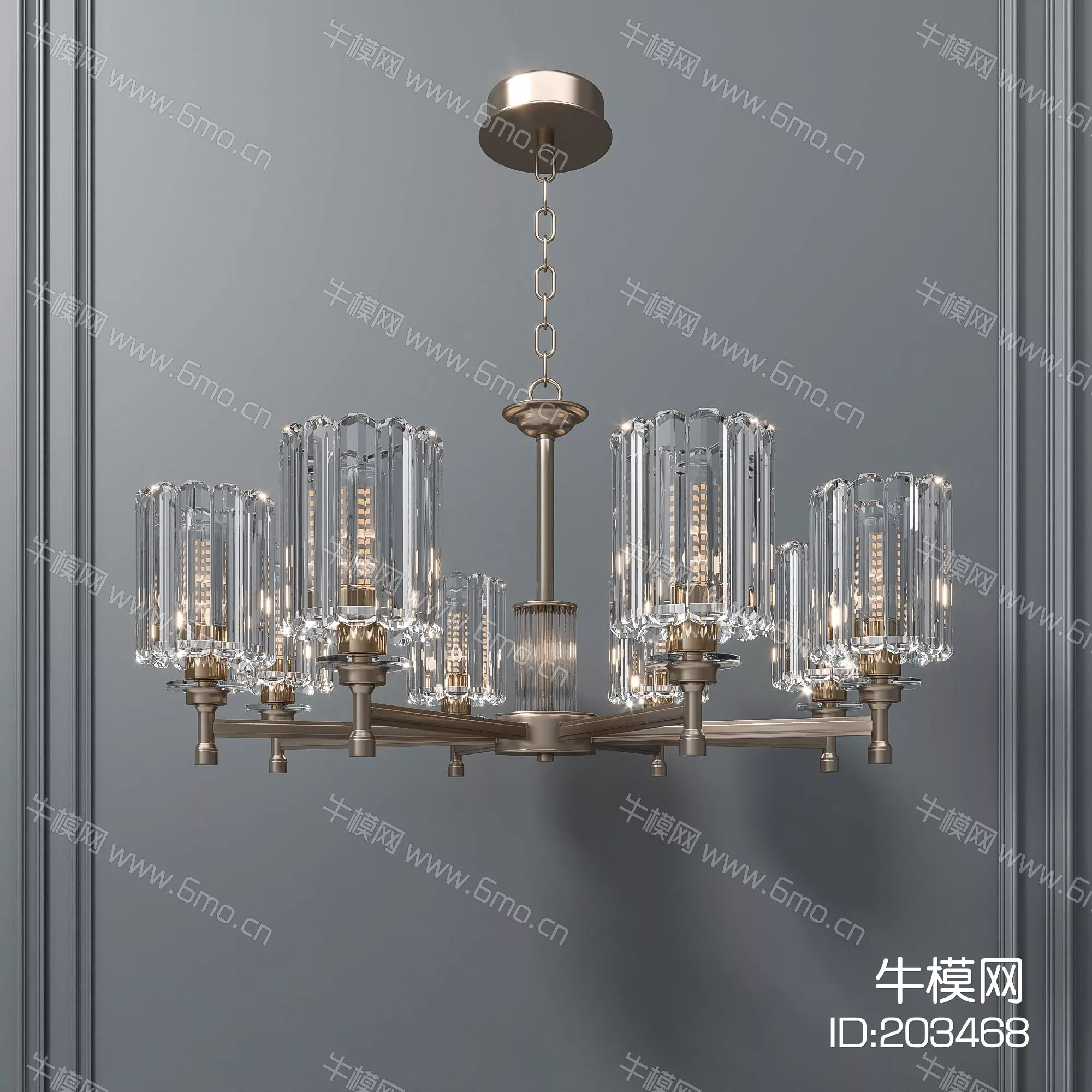 CHINESE CHANDELIER - SKETCHUP 3D MODEL - ENSCAPE - 203468