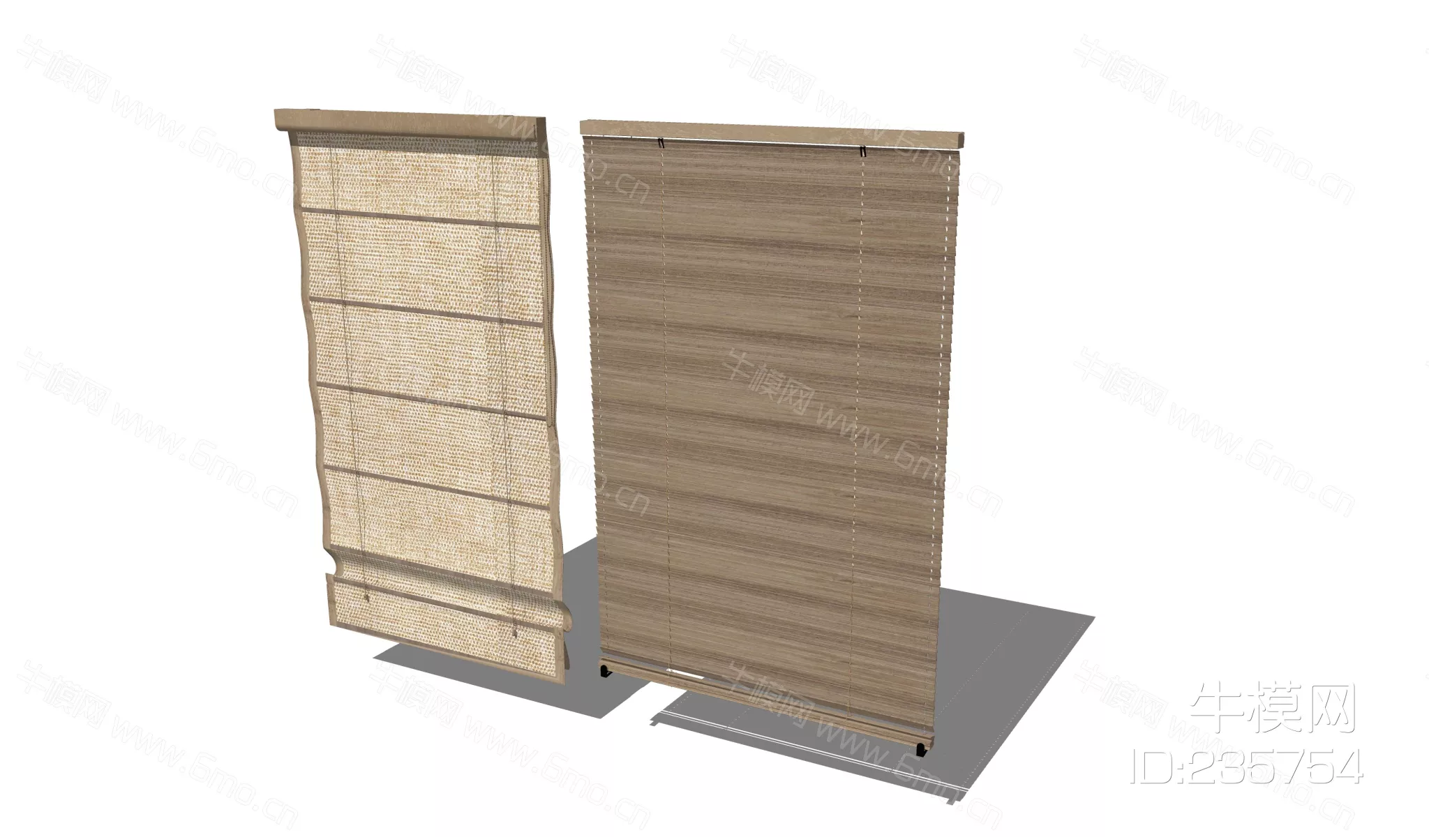 CHINESE CURTAIN - SKETCHUP 3D MODEL - ENSCAPE - 235754