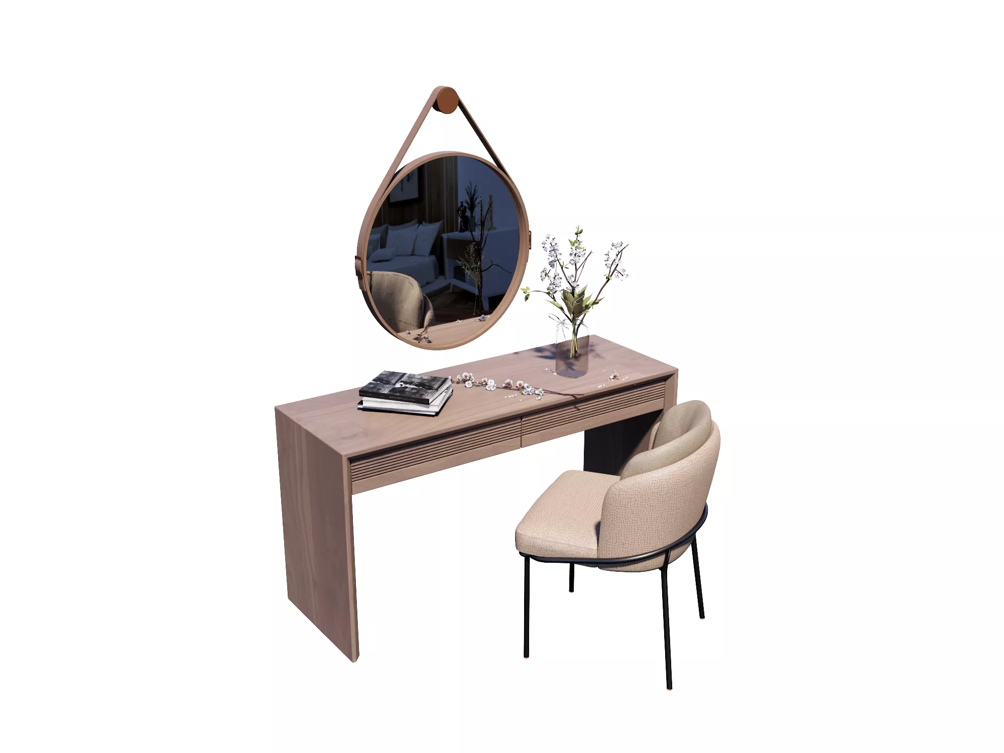 CHINESE DRESSING TABLE - SKETCHUP 3D MODEL - ENSCAPE - 246162