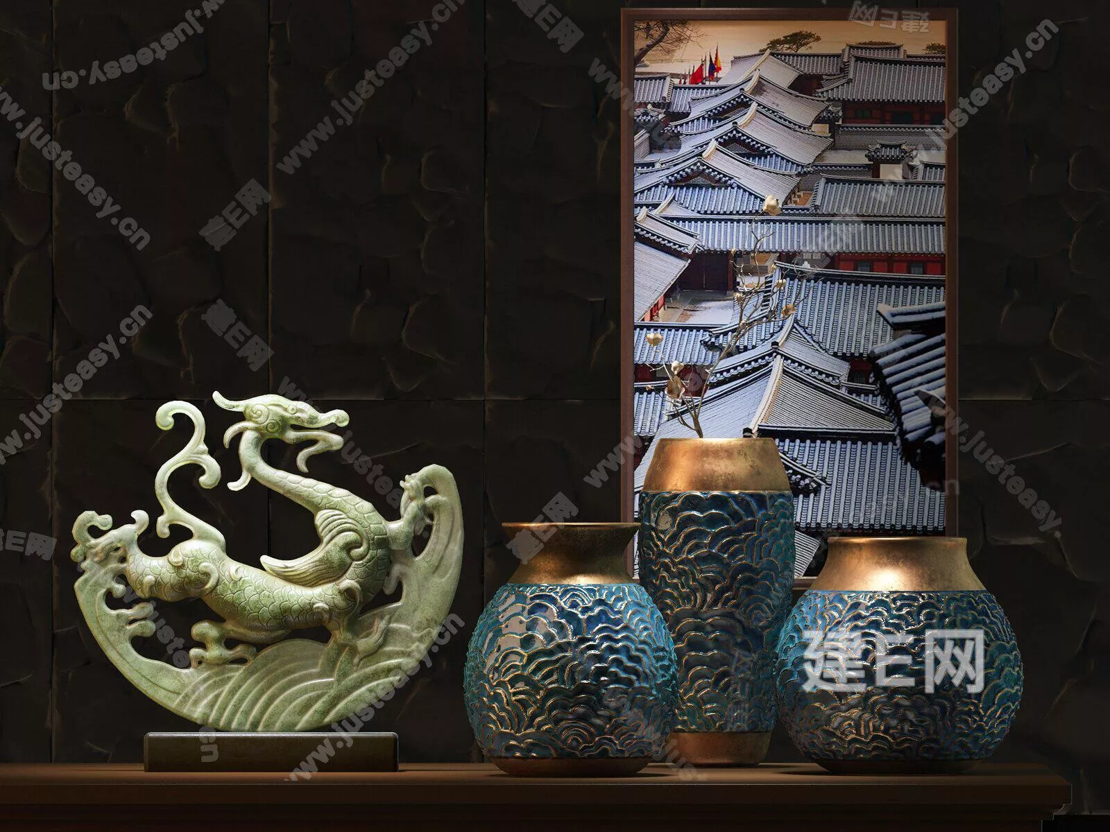 CHINESE FURNITURE - SKETCHUP 3D MODEL - ENSCAPE - 102910396