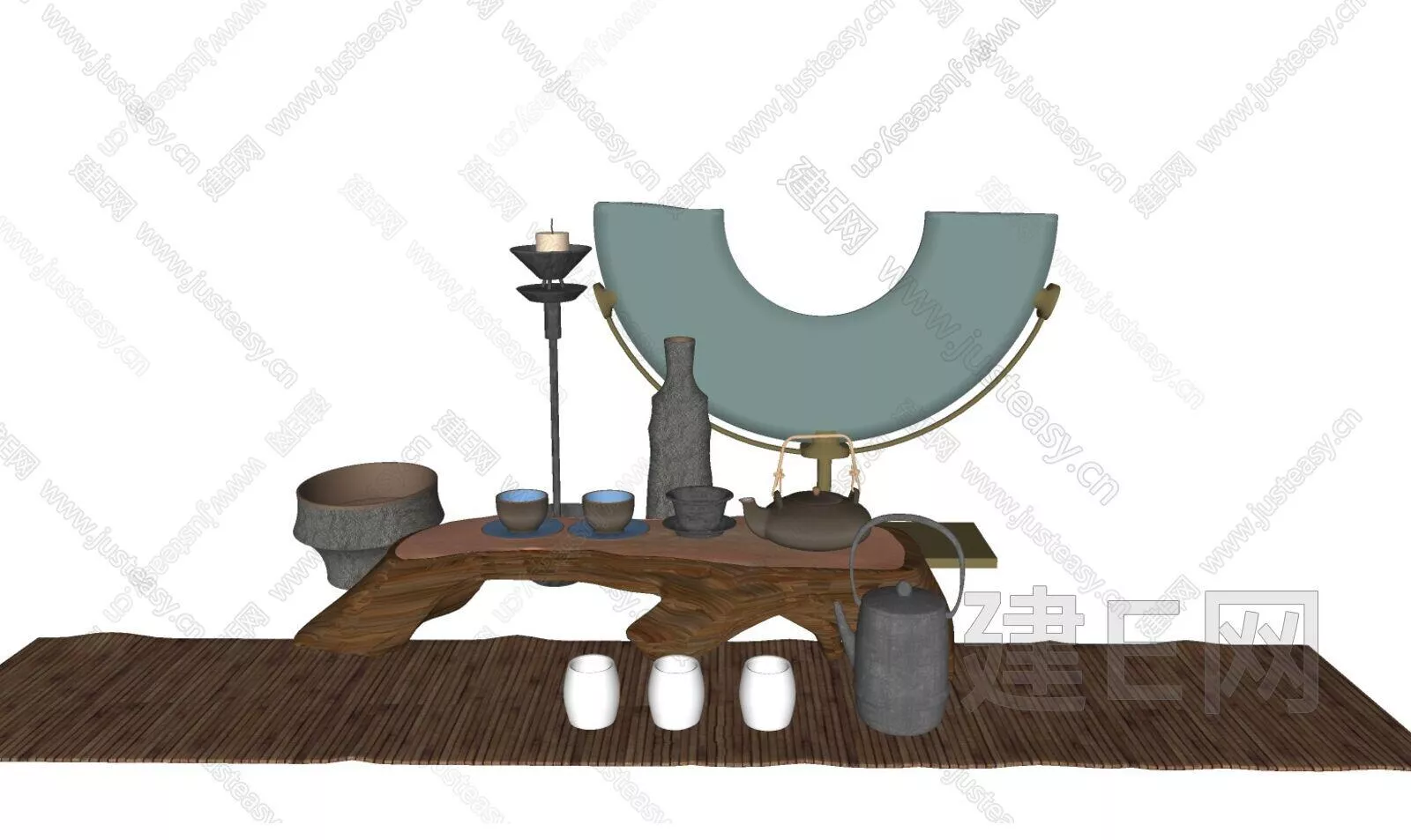 CHINESE FURNITURE - SKETCHUP 3D MODEL - ENSCAPE - 112214389