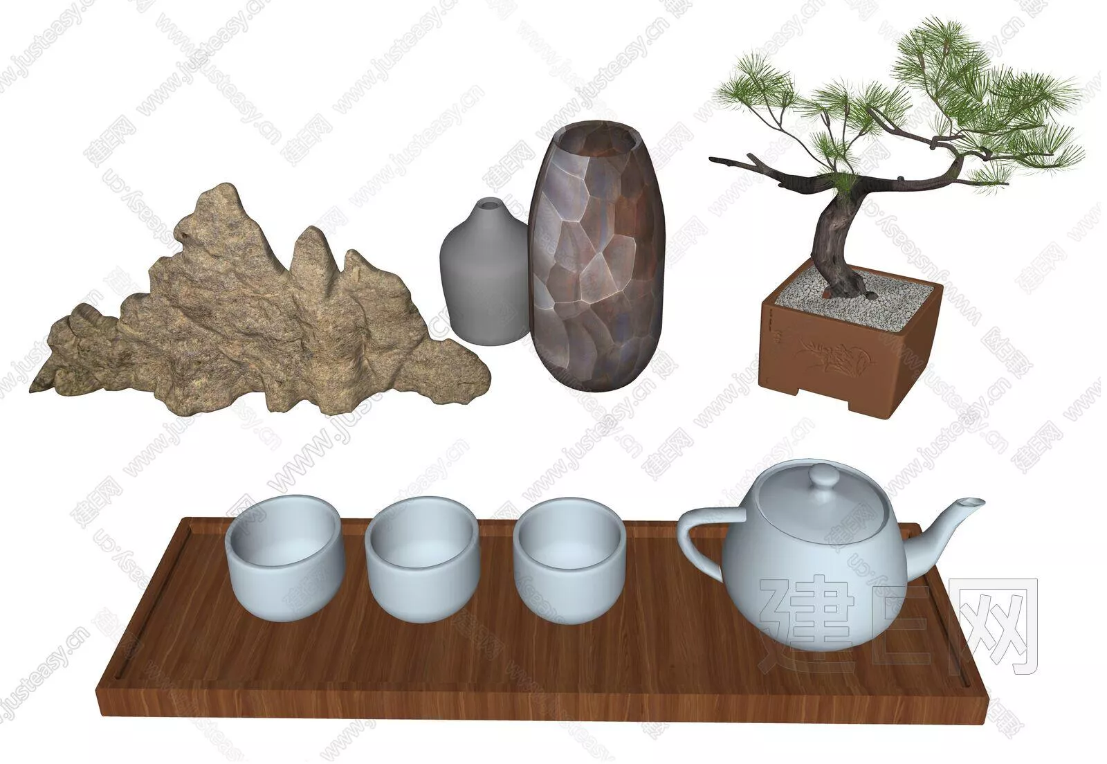 CHINESE FURNITURE - SKETCHUP 3D MODEL - ENSCAPE - 112214404