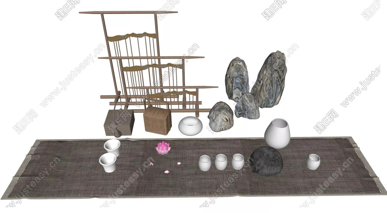 CHINESE FURNITURE - SKETCHUP 3D MODEL - ENSCAPE - 112214420