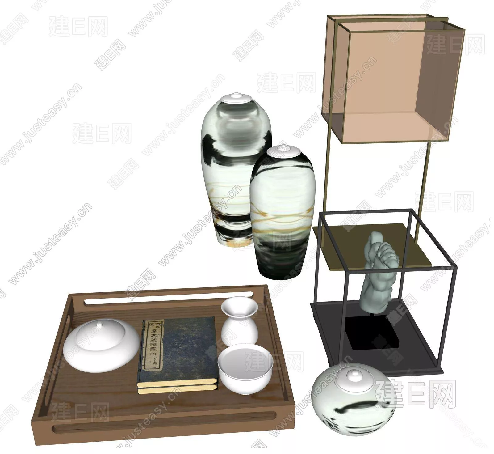 CHINESE FURNITURE - SKETCHUP 3D MODEL - ENSCAPE - 112214516