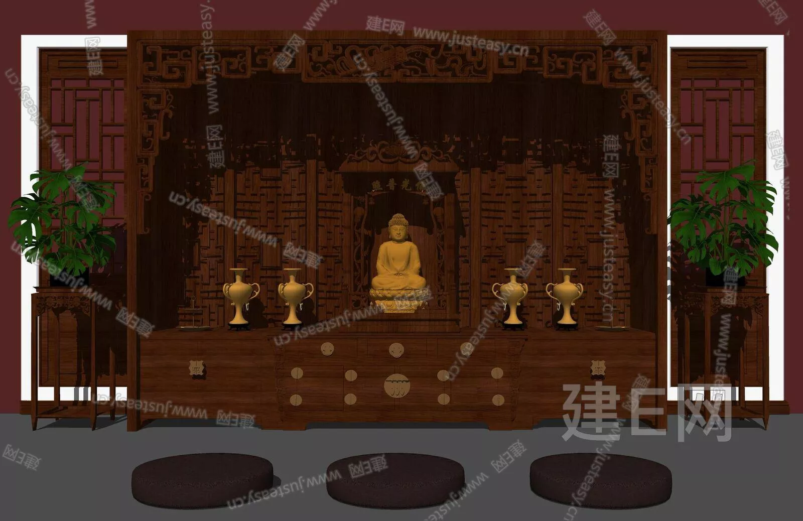 CHINESE FURNITURE - SKETCHUP 3D MODEL - ENSCAPE - 112476540