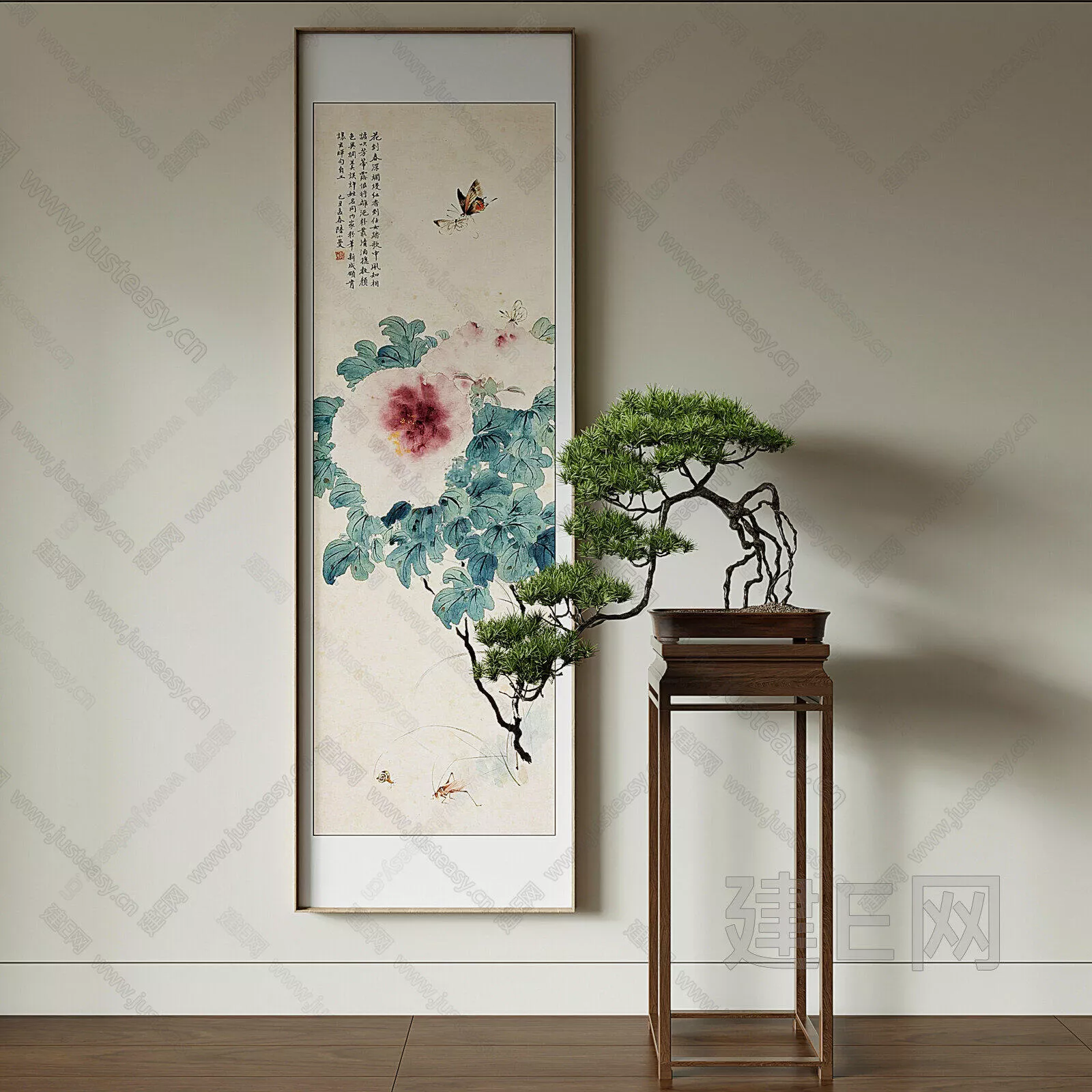 CHINESE HANGING PICTURE - SKETCHUP 3D MODEL - ENSCAPE - 101796596