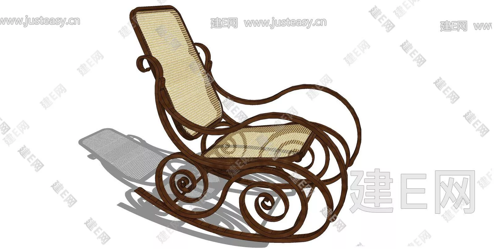 CHINESE OFFICE CHAIR - SKETCHUP 3D MODEL - ENSCAPE - 105791587