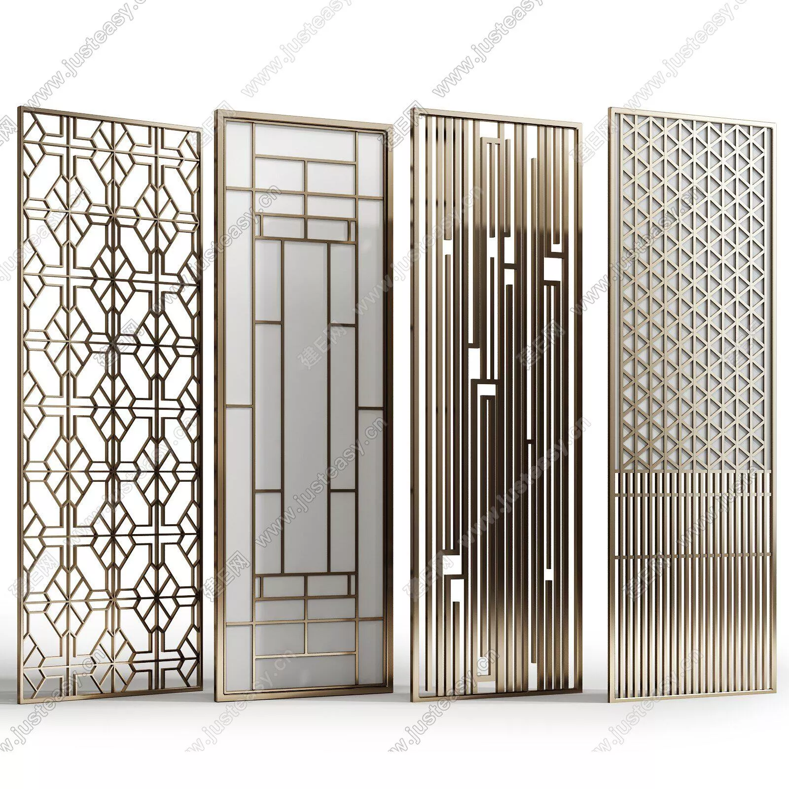 CHINESE PARTITION SCREEN - SKETCHUP 3D MODEL - ENSCAPE - 110841304