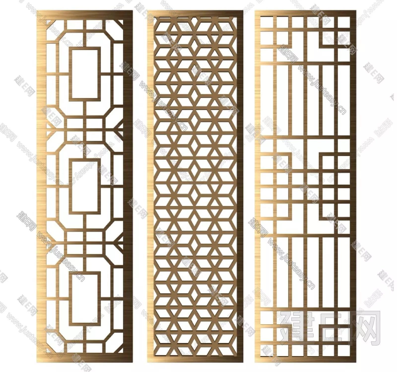 CHINESE PARTITION SCREEN - SKETCHUP 3D MODEL - ENSCAPE - 111624452