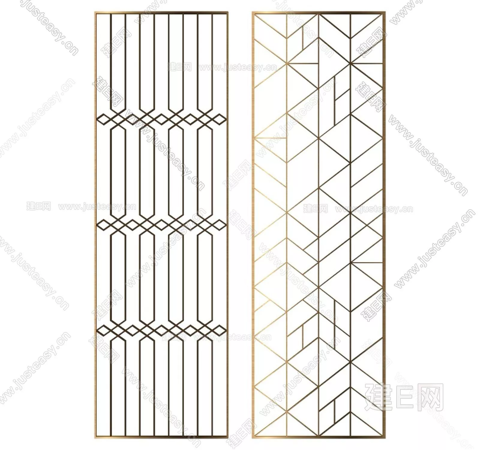 CHINESE PARTITION SCREEN - SKETCHUP 3D MODEL - ENSCAPE - 111624503