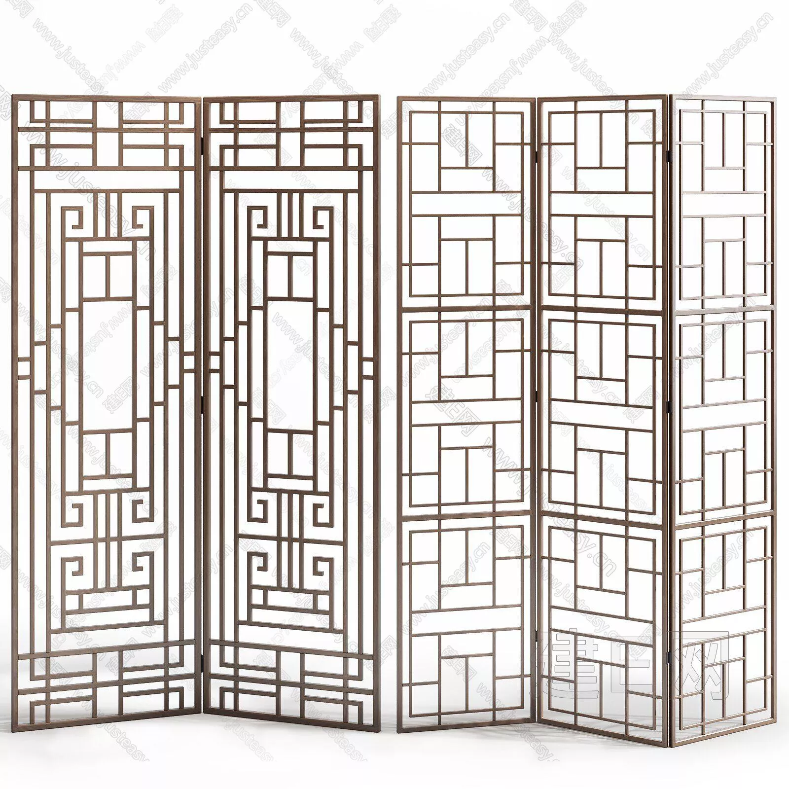 CHINESE PARTITION SCREEN - SKETCHUP 3D MODEL - ENSCAPE - 111627682