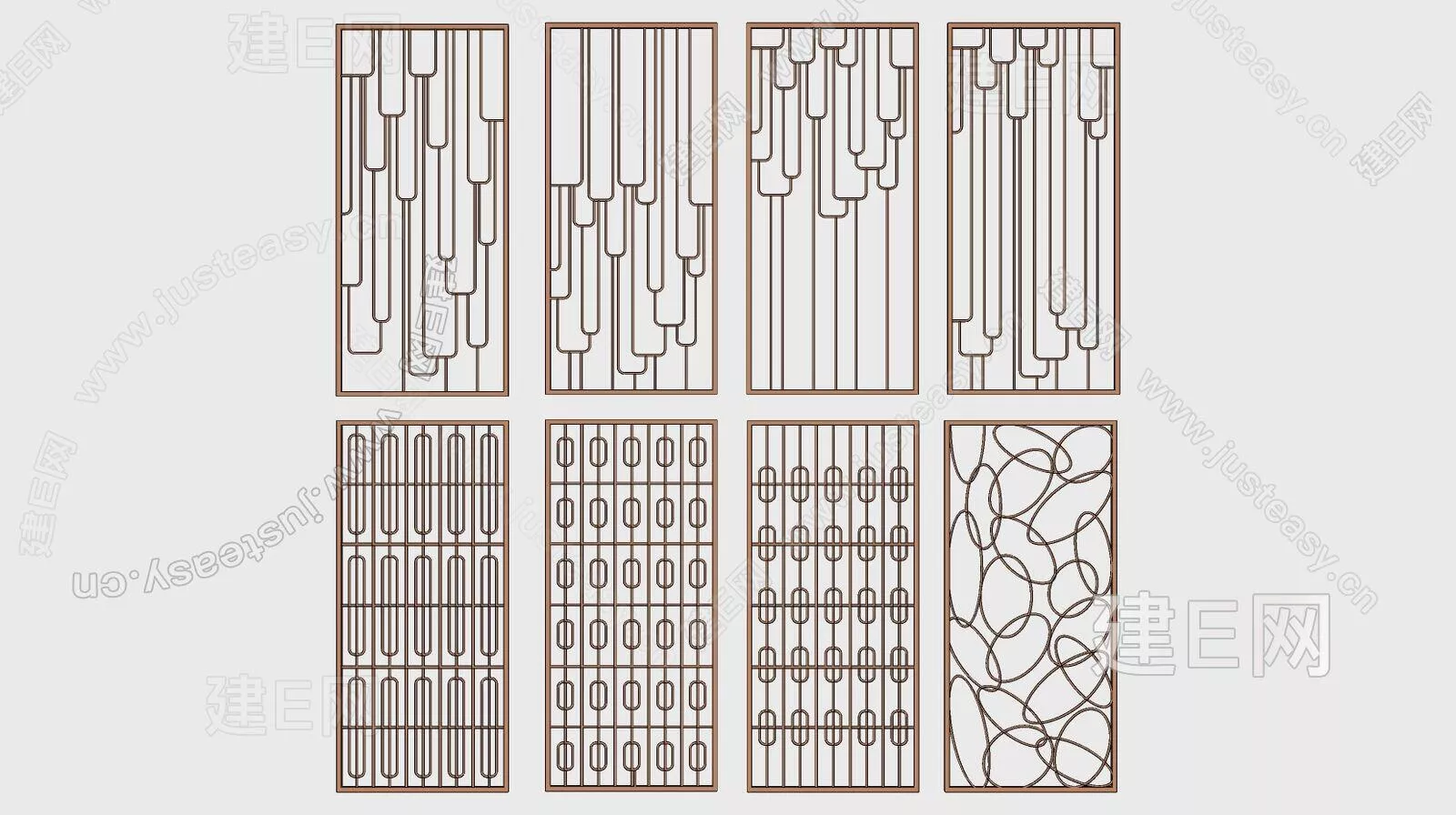CHINESE PARTITION SCREEN - SKETCHUP 3D MODEL - ENSCAPE - 111755540
