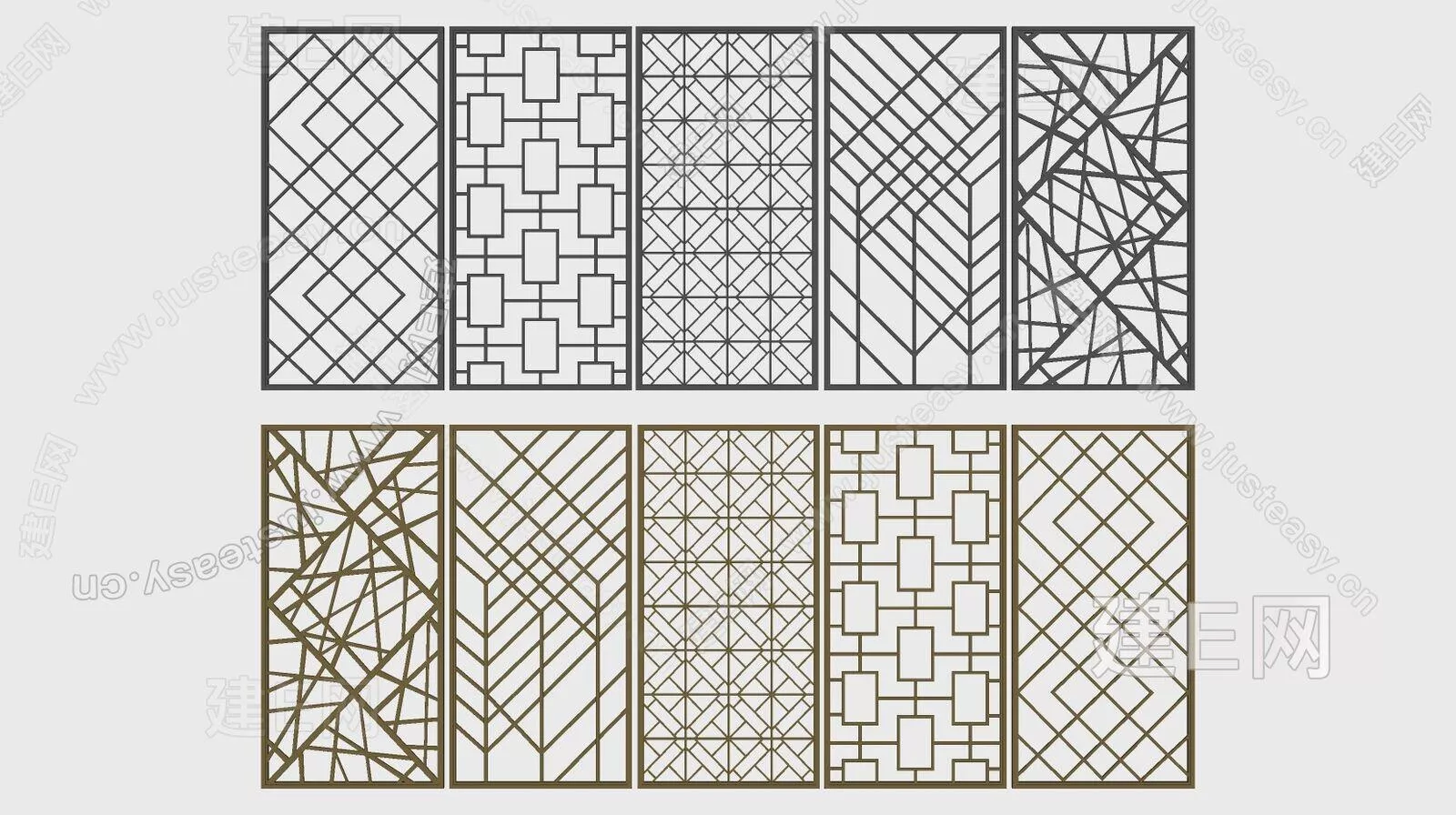 CHINESE PARTITION SCREEN - SKETCHUP 3D MODEL - ENSCAPE - 111755684