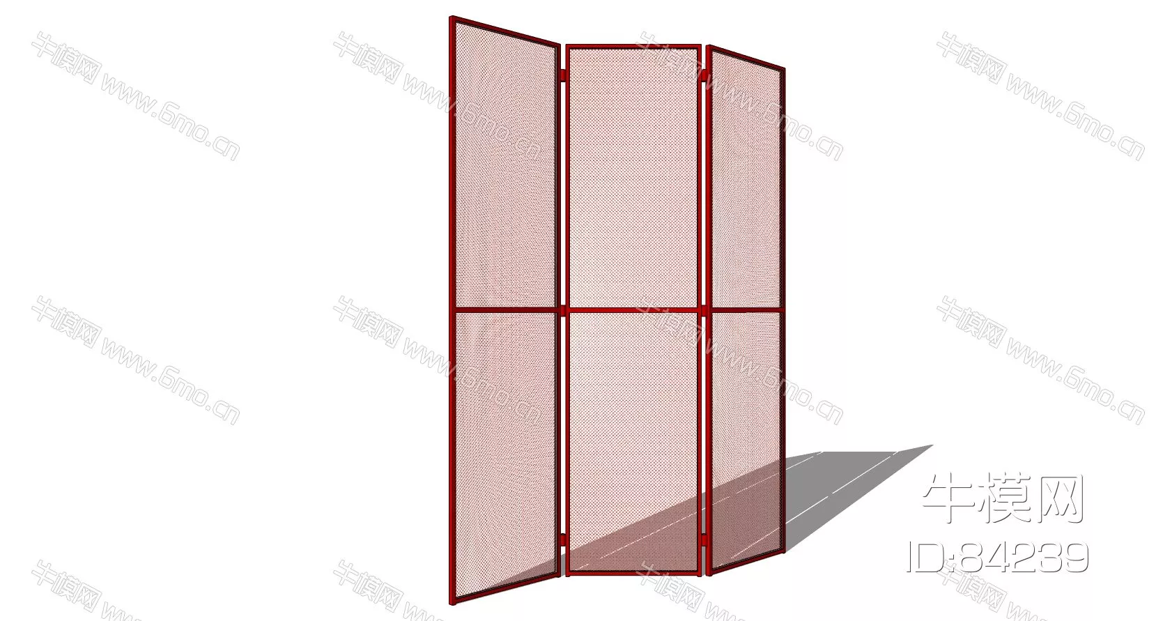 CHINESE PARTITION SCREEN - SKETCHUP 3D MODEL - ENSCAPE - 84239