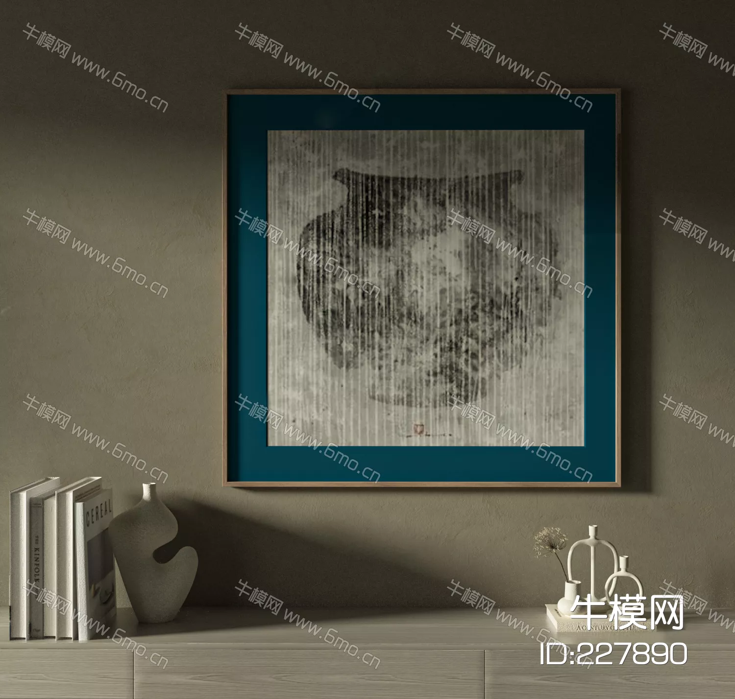 CHINESE PICTURE FRAME - SKETCHUP 3D MODEL - ENSCAPE - 227890