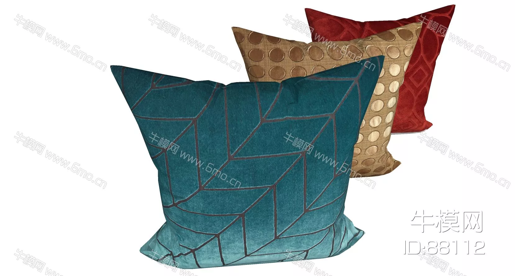 CHINESE PILLOW - SKETCHUP 3D MODEL - ENSCAPE - 88112